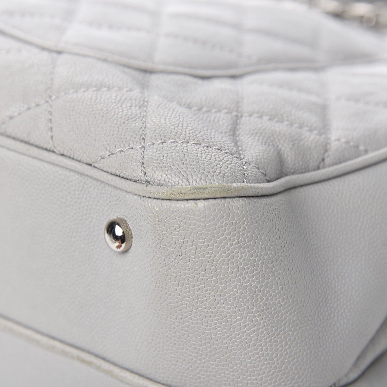 Chanel Caviar Quilted Large Urban Companion Top Handle Shopping Tote Grey 15 of 16