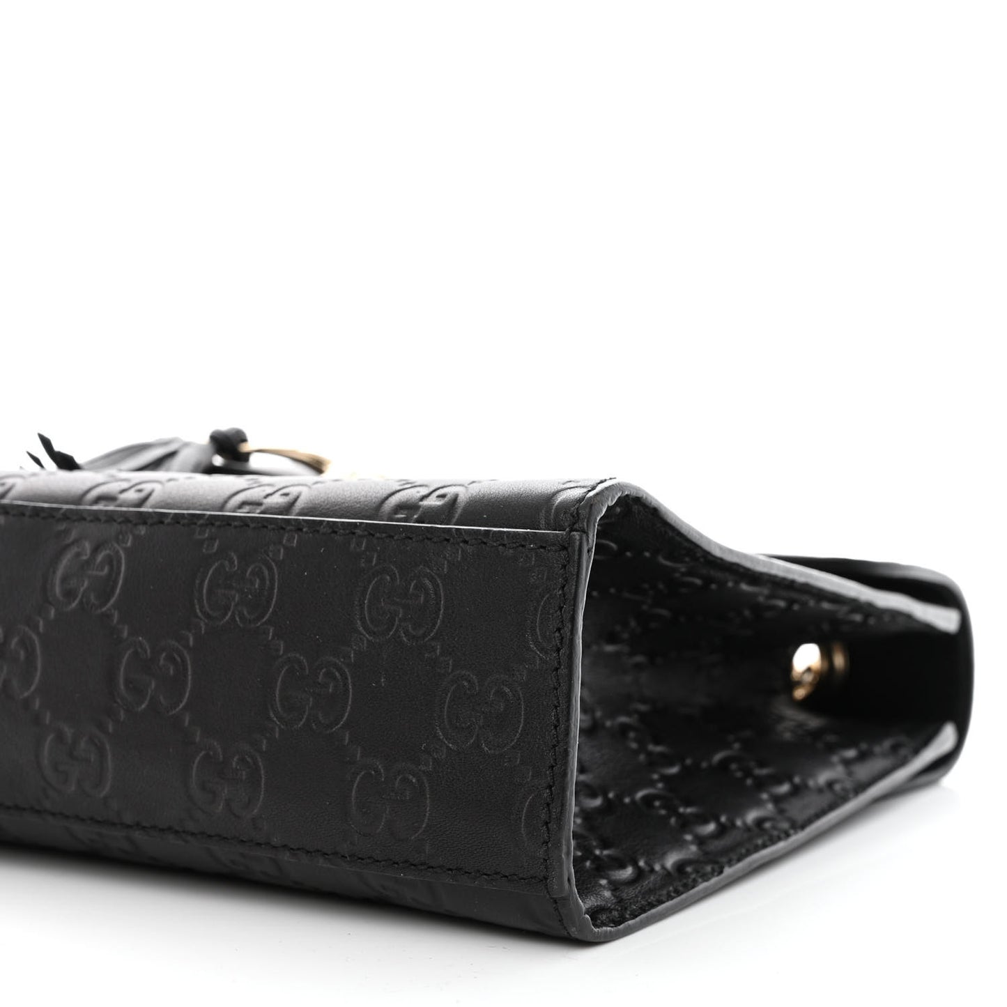 Guccissima Medium Emily Chain Shoulder Bag Black