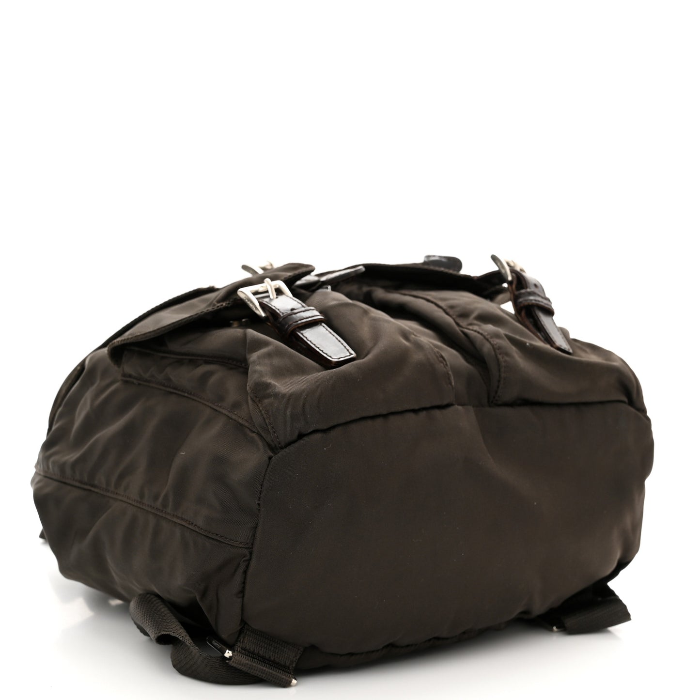 Nylon Vela Small Backpack Ebano