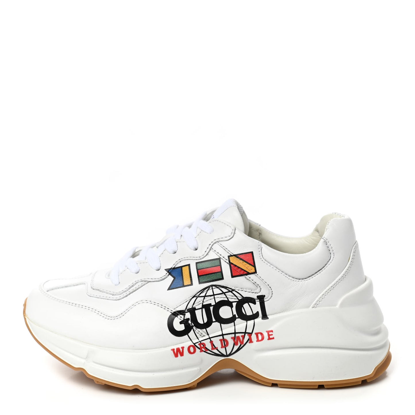 Calfskin Worldwide Womens Rhyton Sneakers 36.5 Great White