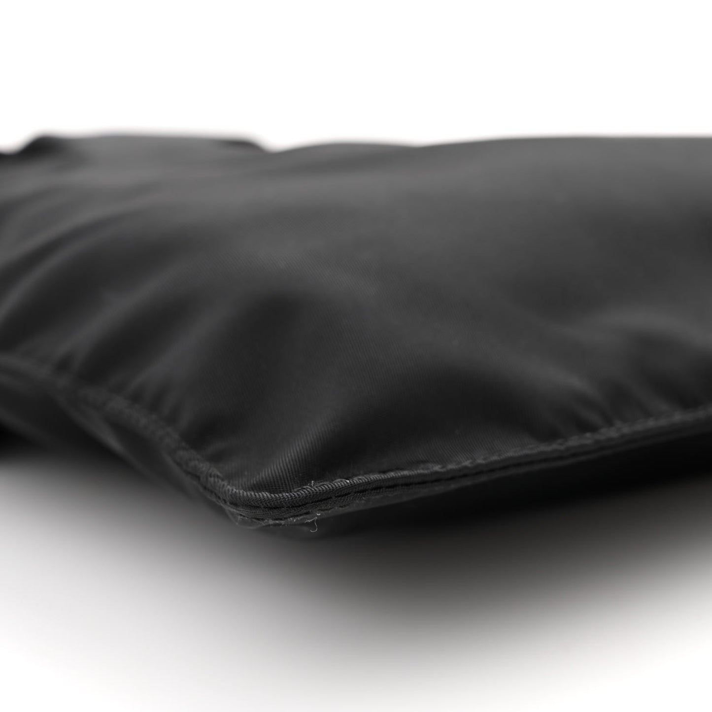 Nylon Vela Flat Messenger Bag Black