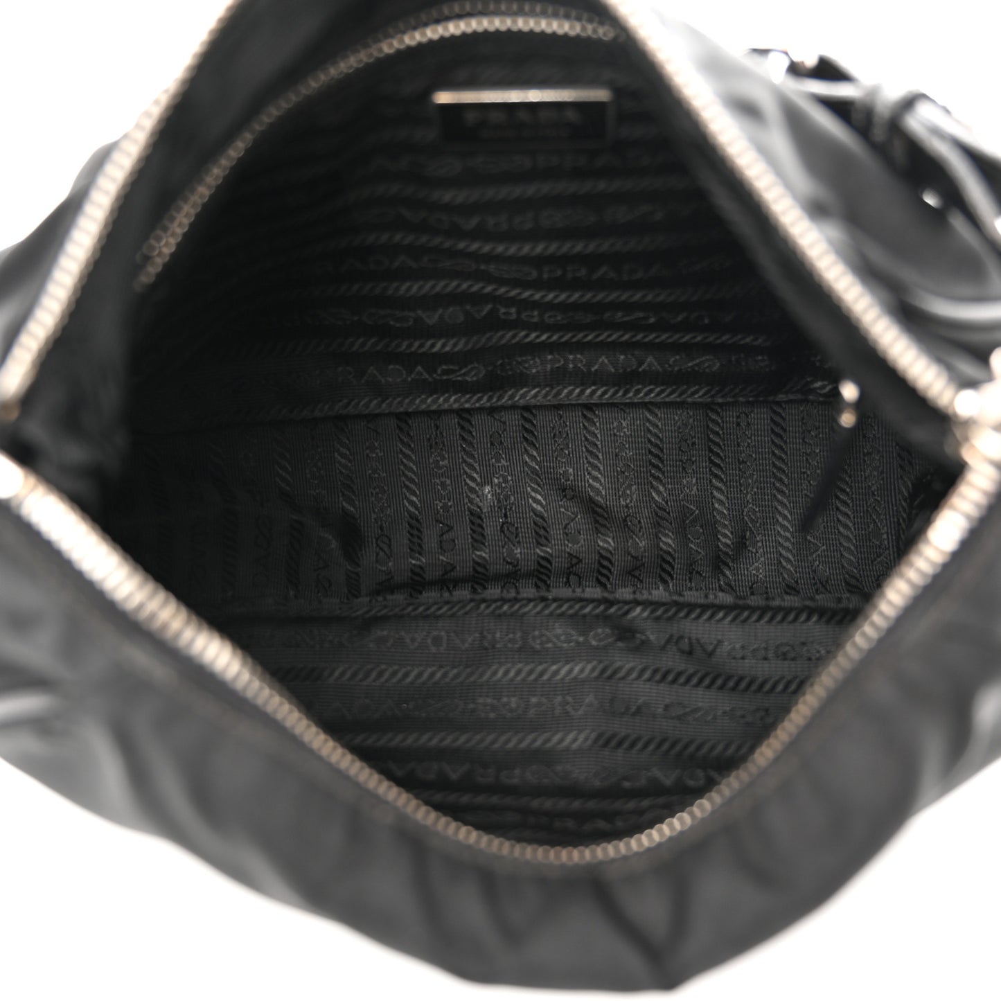 Tessuto Nylon Shoulder Bag Black