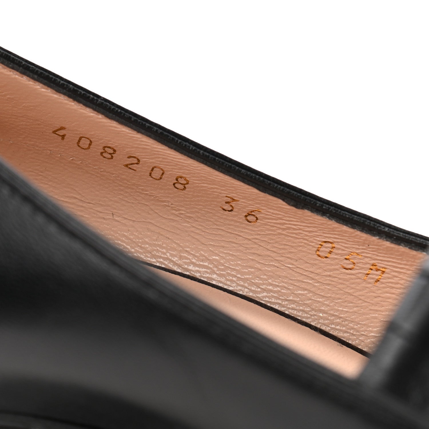 Gucci Malaga Kid GG Marmont Fringe 50mm Loafer Pumps 36 Black 8 of 9