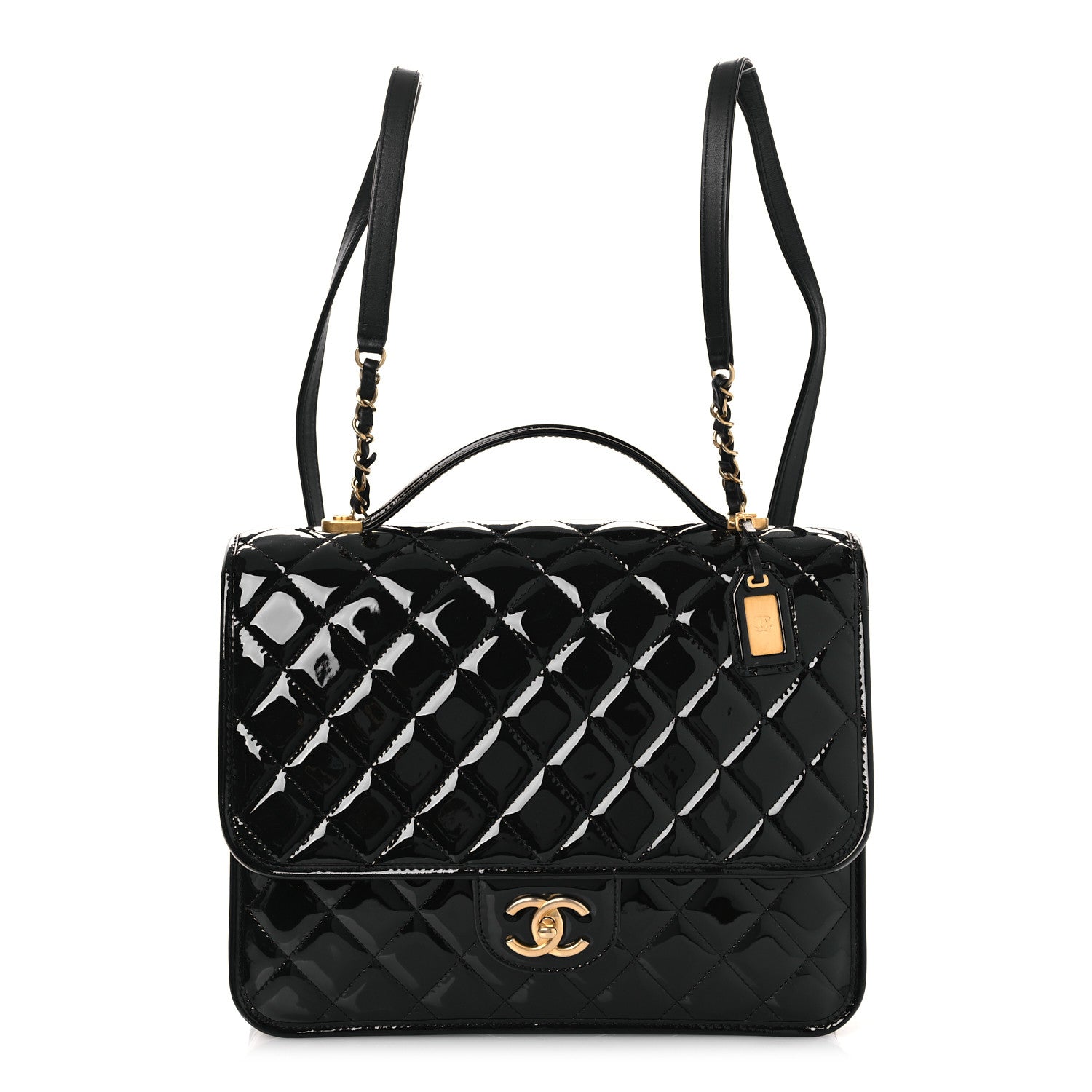 chanel patent leather backpack Quilted Large School Memory Top Handle Flap Black 1792867 – FASHIONPHILE Model:269cm / 10-30g Trans by JanSport Dakoda retractable handle