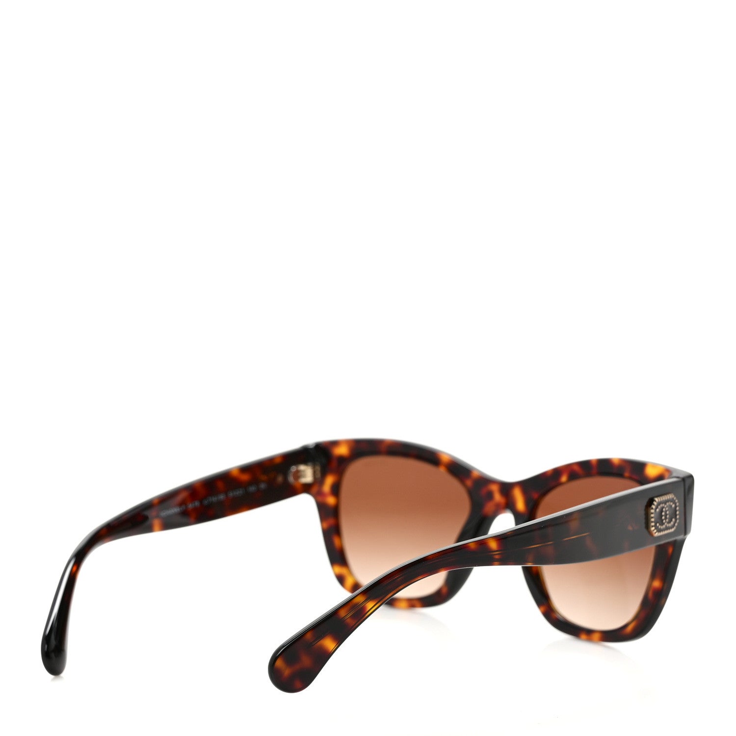 Chanel Acetate Square CC Sunglasses 5478 Tortoise 4 of 7