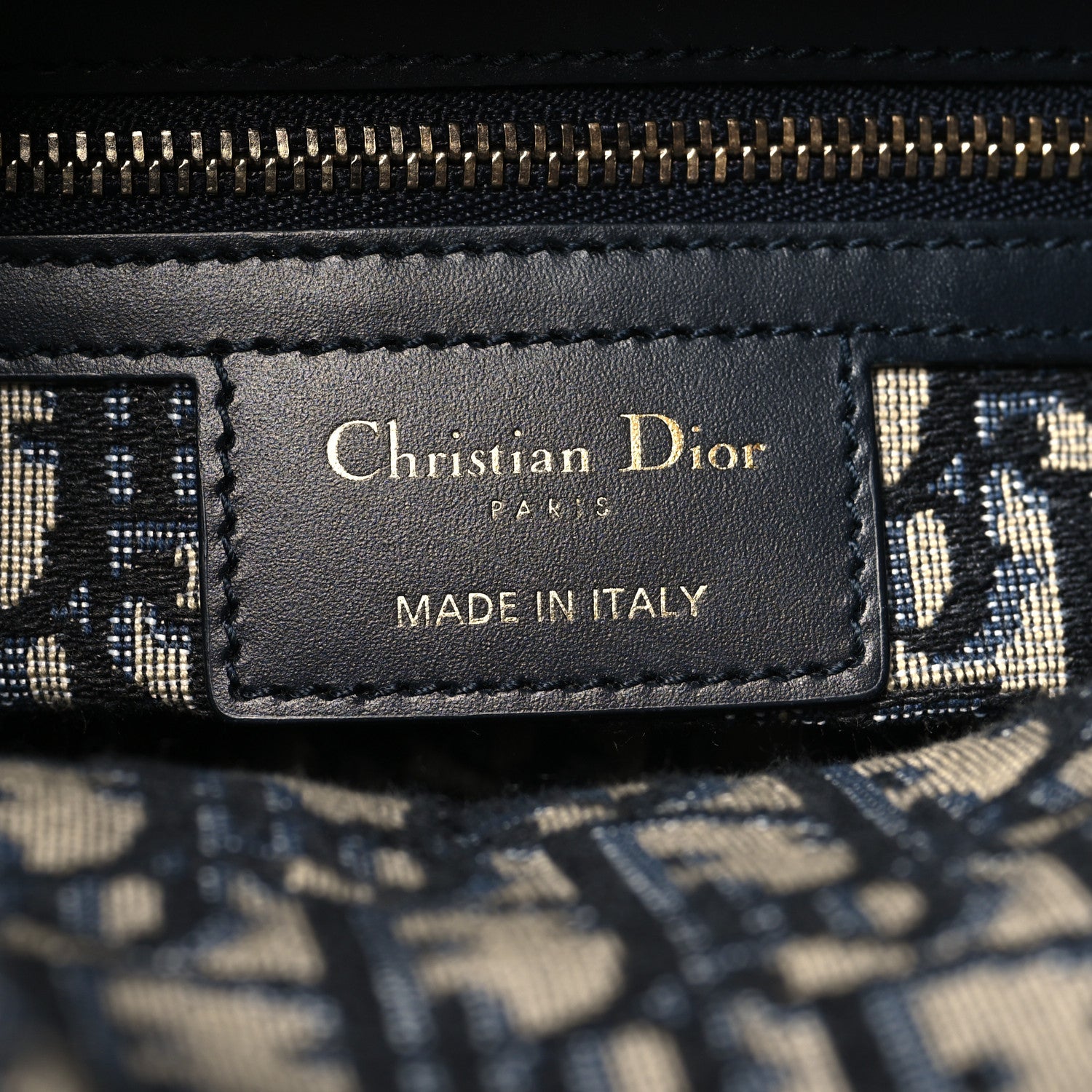 Christian Dior Wicker Oblique Medium Lady Dior Bag Blue 6 of 9