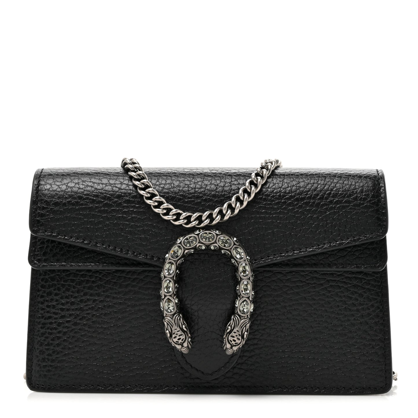 Calfskin Super Mini Dionysus Shoulder Bag Black