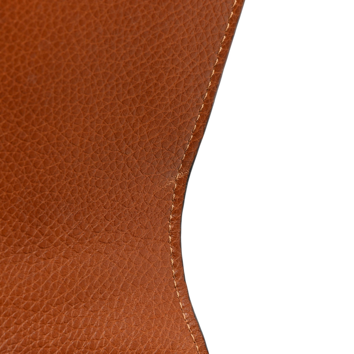 Calfskin Suede Medium Nile Bracelet Bag Caramel