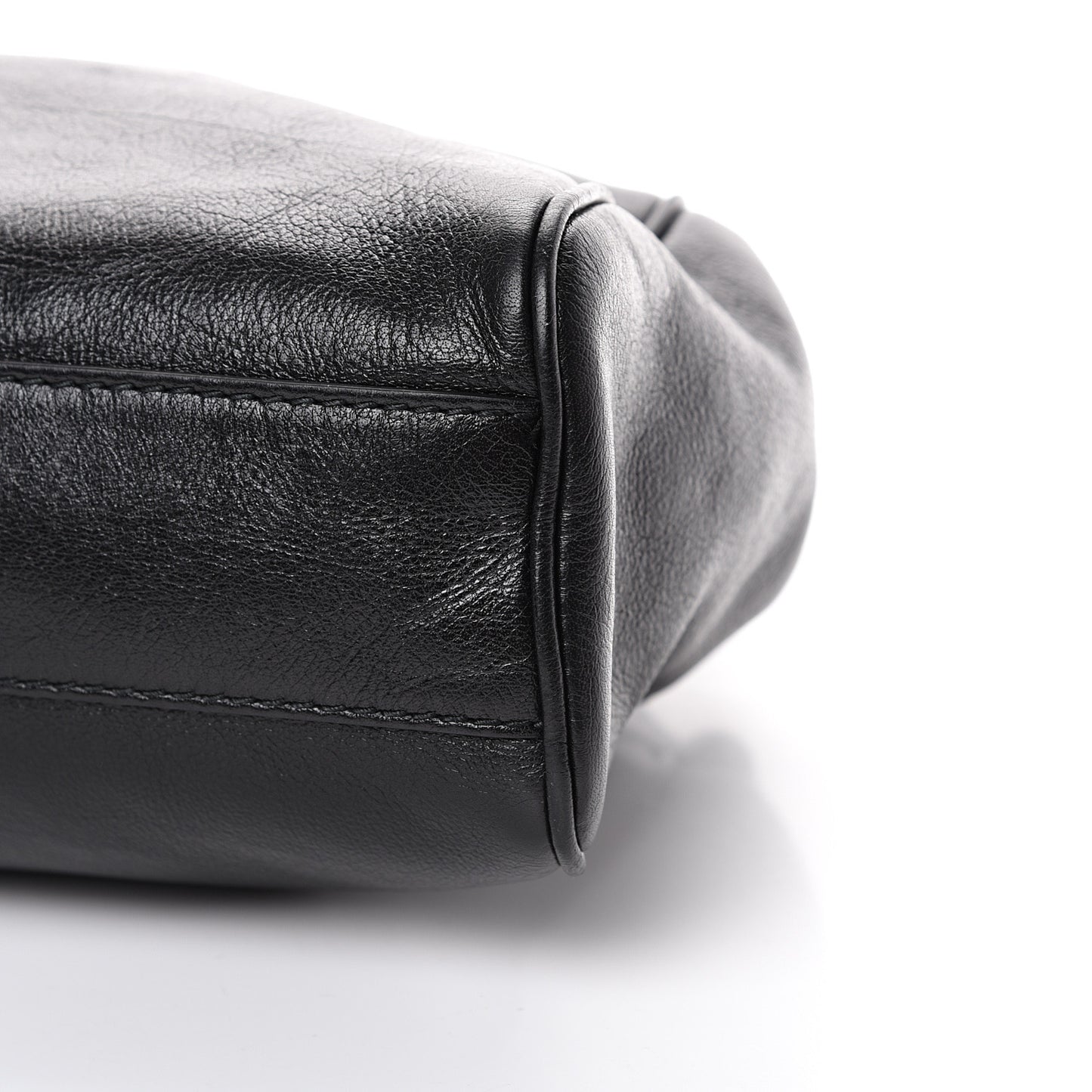 Calfskin Large Re(Belle) Top Handle Bag Black