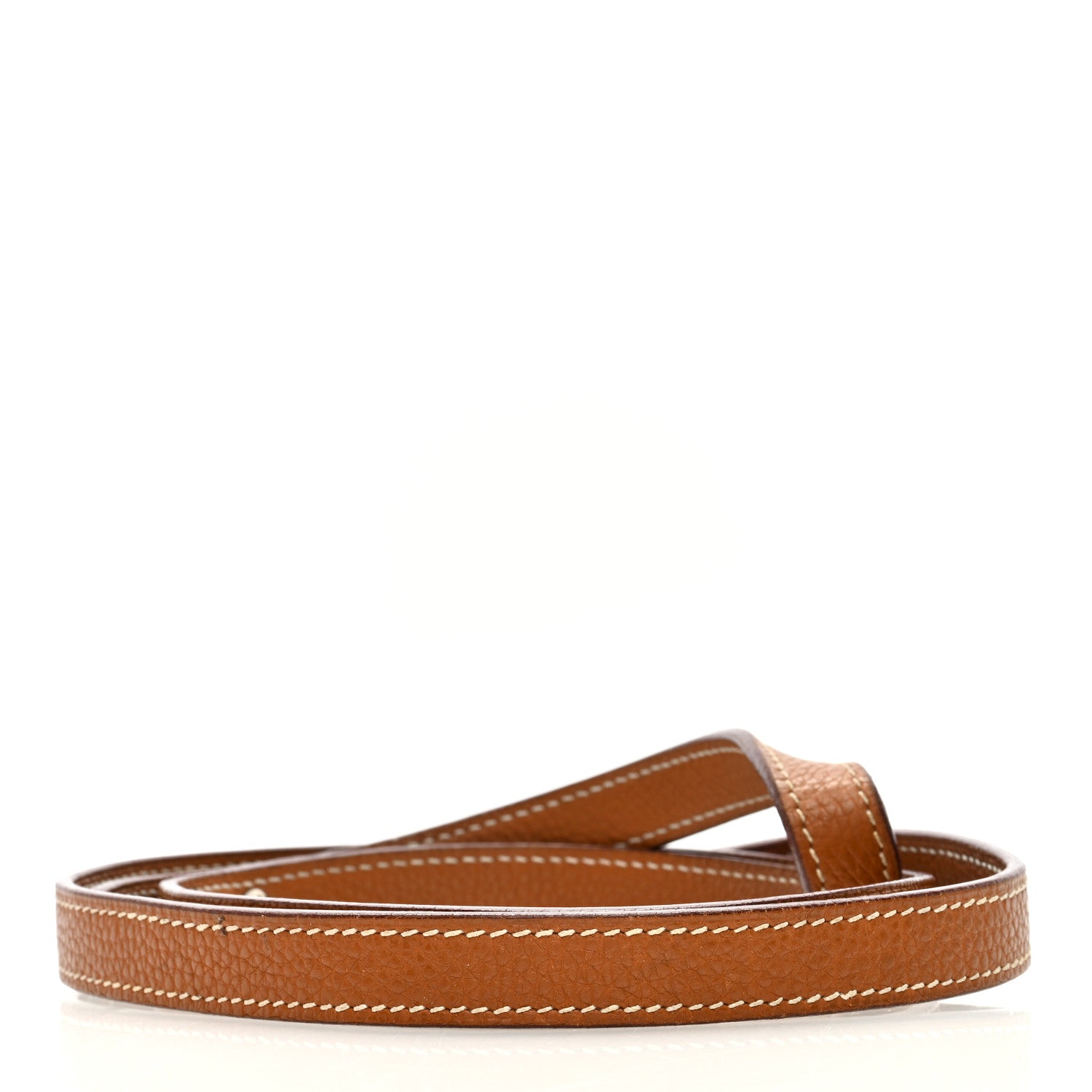 Hermes Togo Kelly Dog Leash Gold 2 of 4