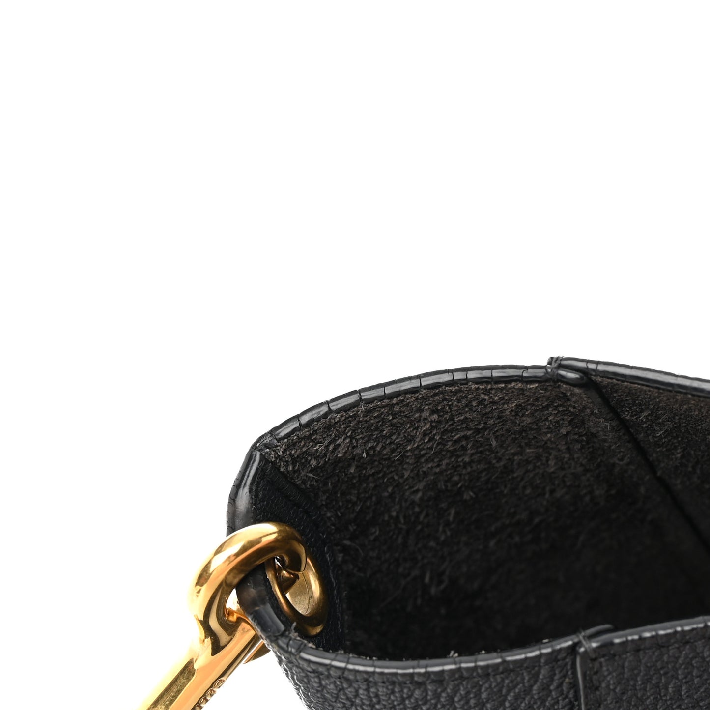 Soft Grained Calfskin Small Sangle Bucket Bag Navy