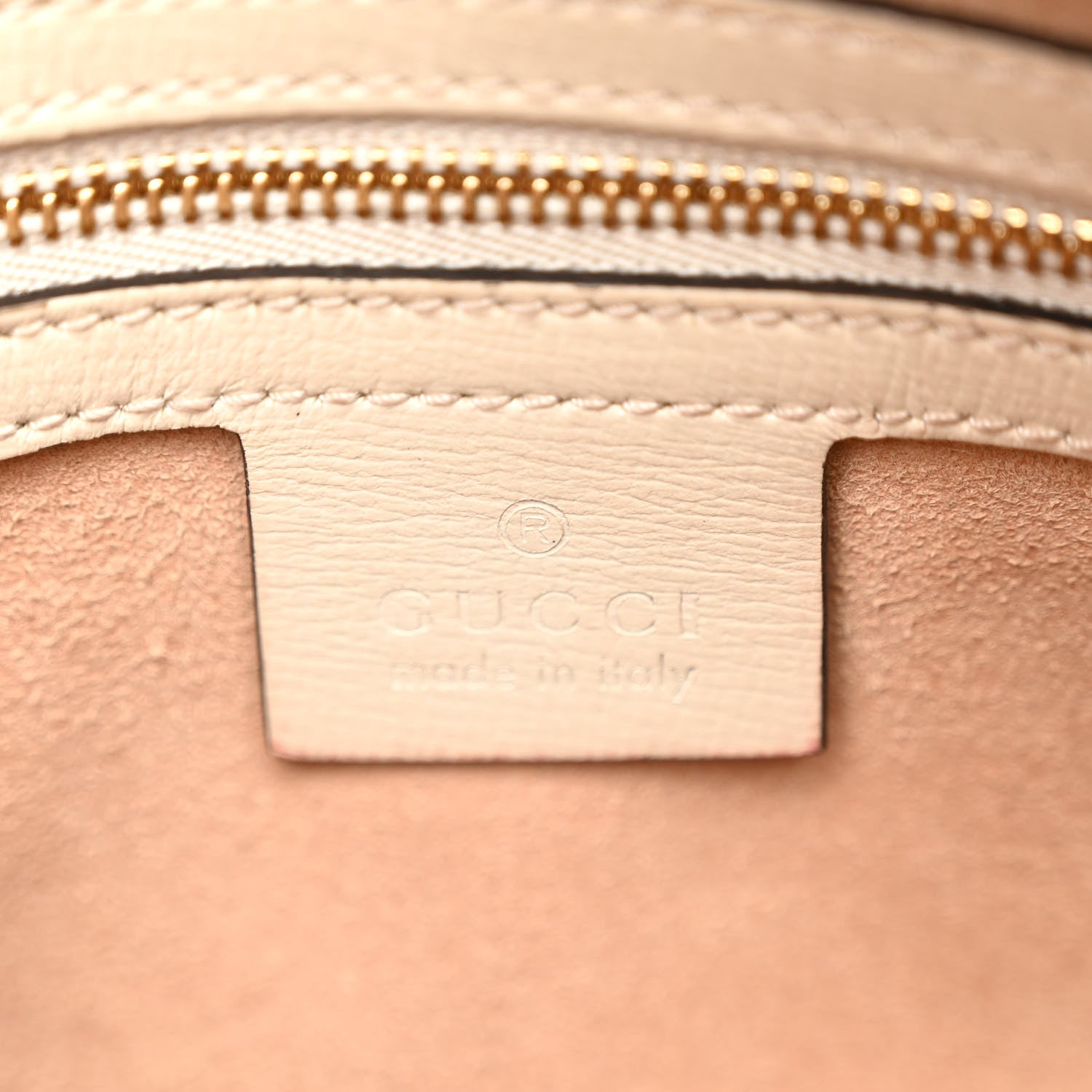 Gucci GG Supreme Monogram Small Horsebit 1955 Shoulder Bag Beige Mystic White 6 of 12