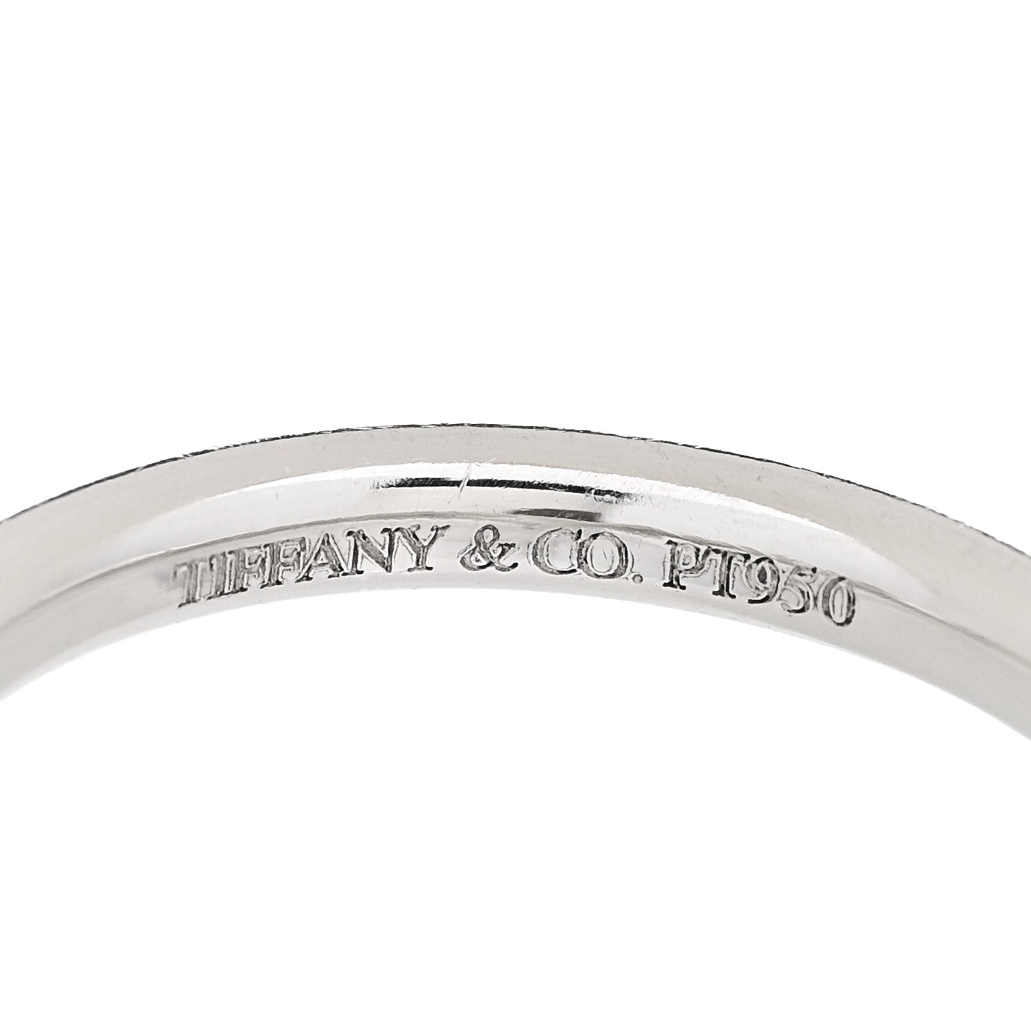 Tiffany Platinum 2mm Elsa Peretti Wedding Band Ring 49 5 5 of 6