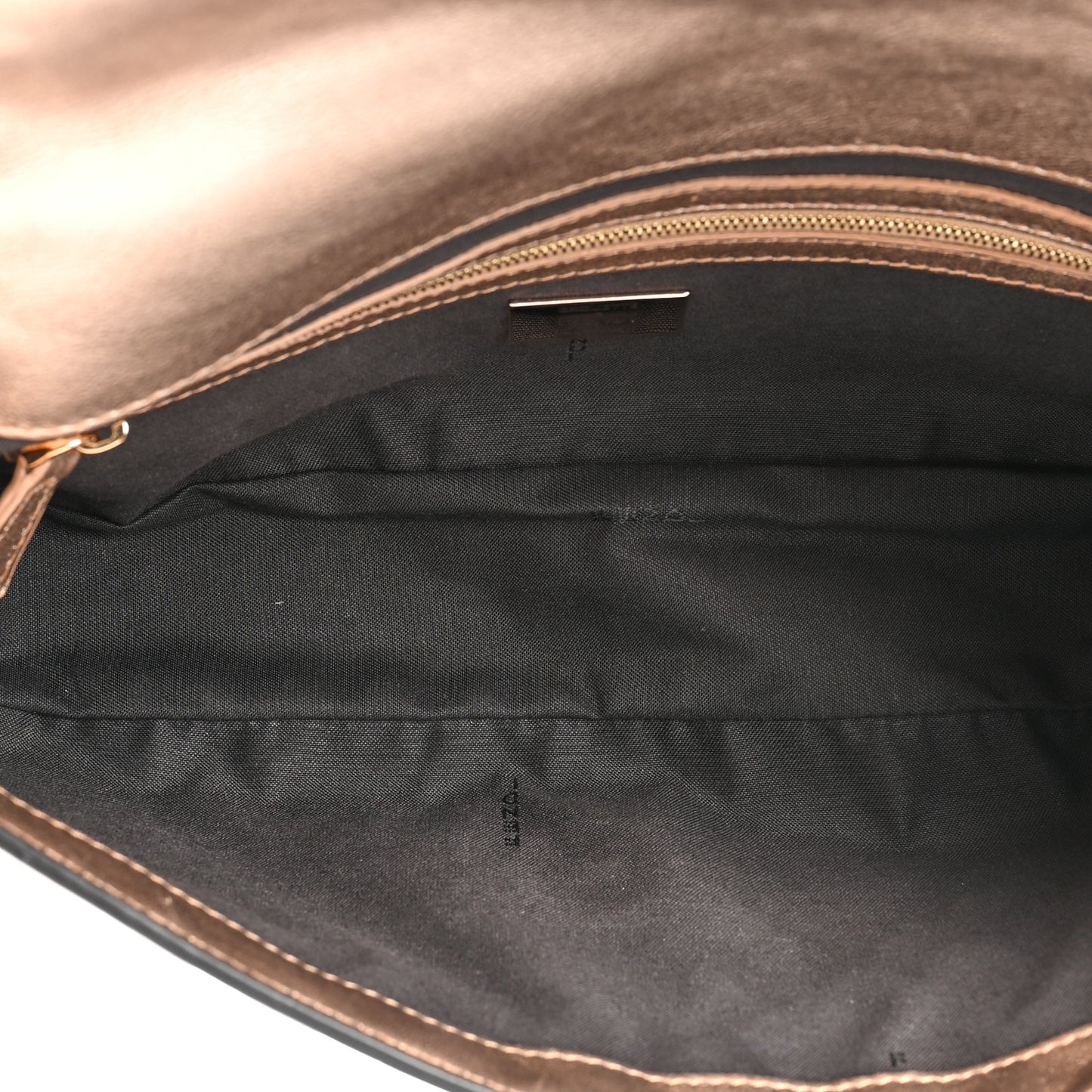Vitello Laminato FF 1974 Embossed Baguette Rame
