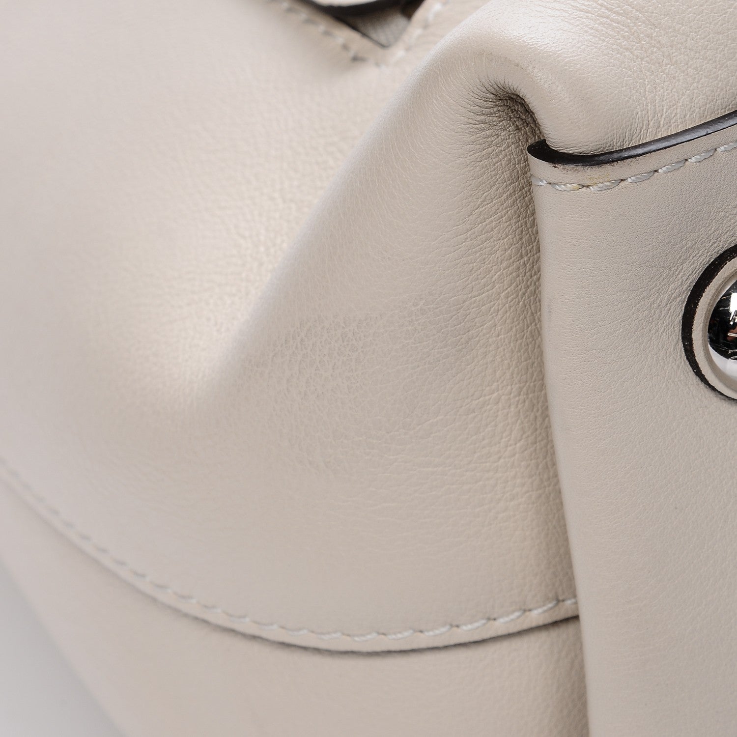 Louis Vuitton Veau Soie Calfskin Parnassea Bagatelle Hobo Blanc Casse 5 of 8