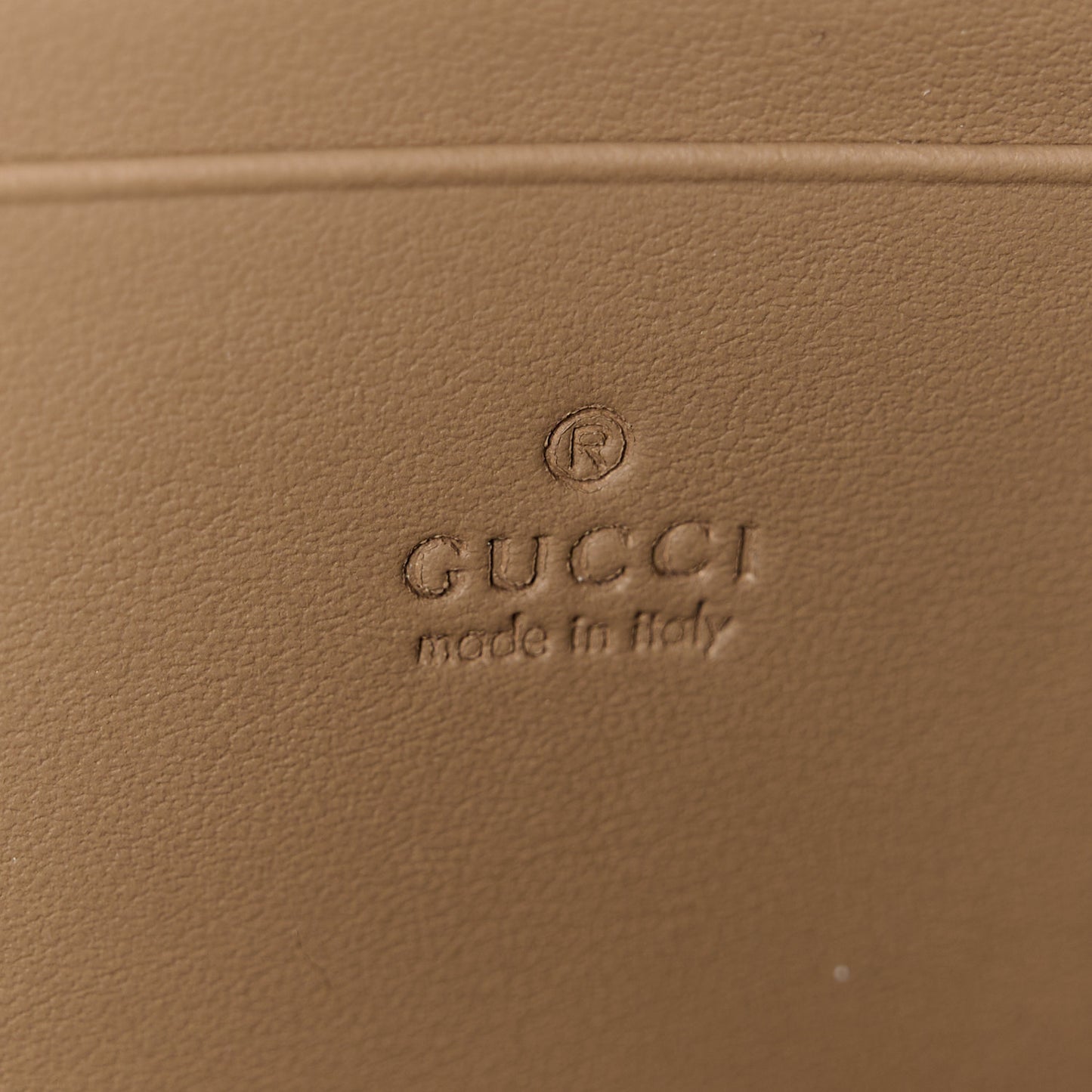 GG Supreme Monogram Mini Dionysus Chain Wallet Beige Taupe