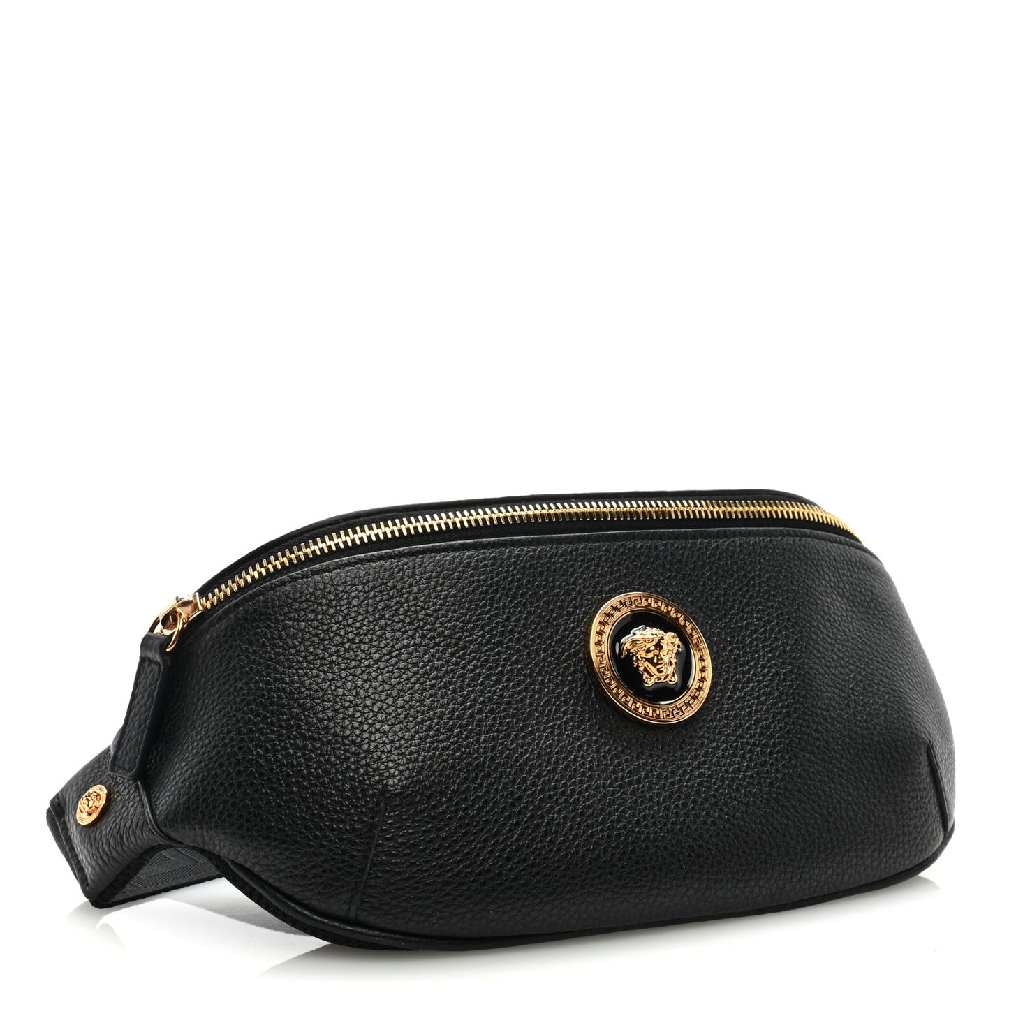 Grained Calfskin Vanitas Medea Belt Bag Black