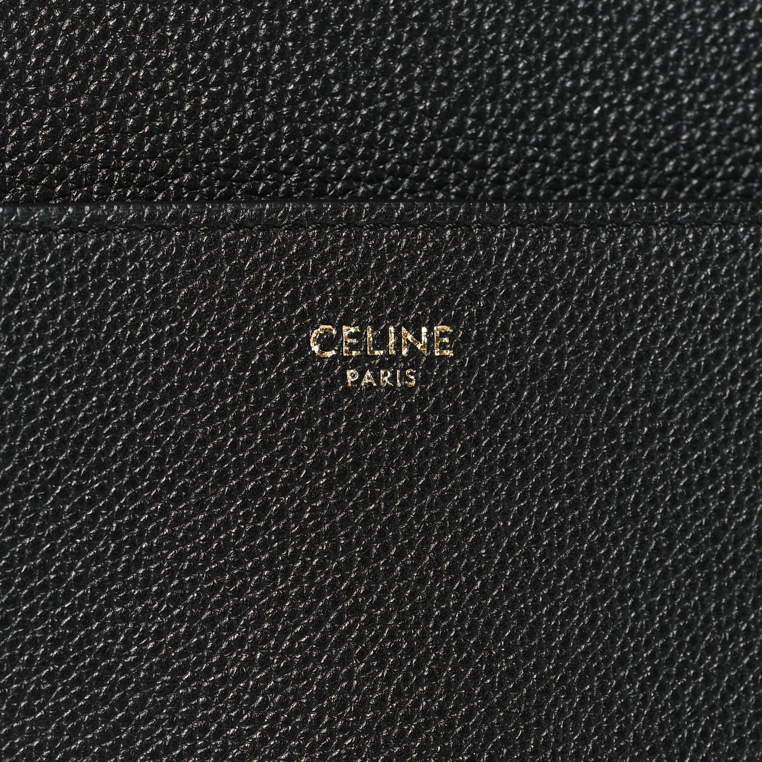 Celine Soft Grained Calfskin Sangle Bucket Bag Black 6 of 9