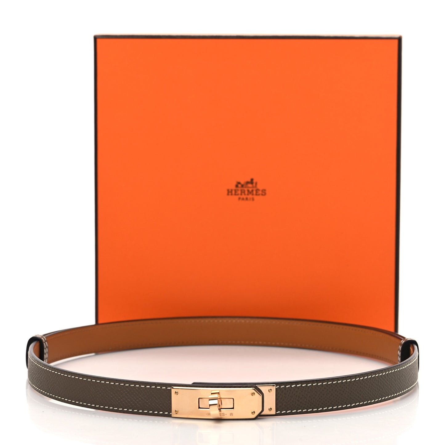 Epsom Kelly Belt Etoupe