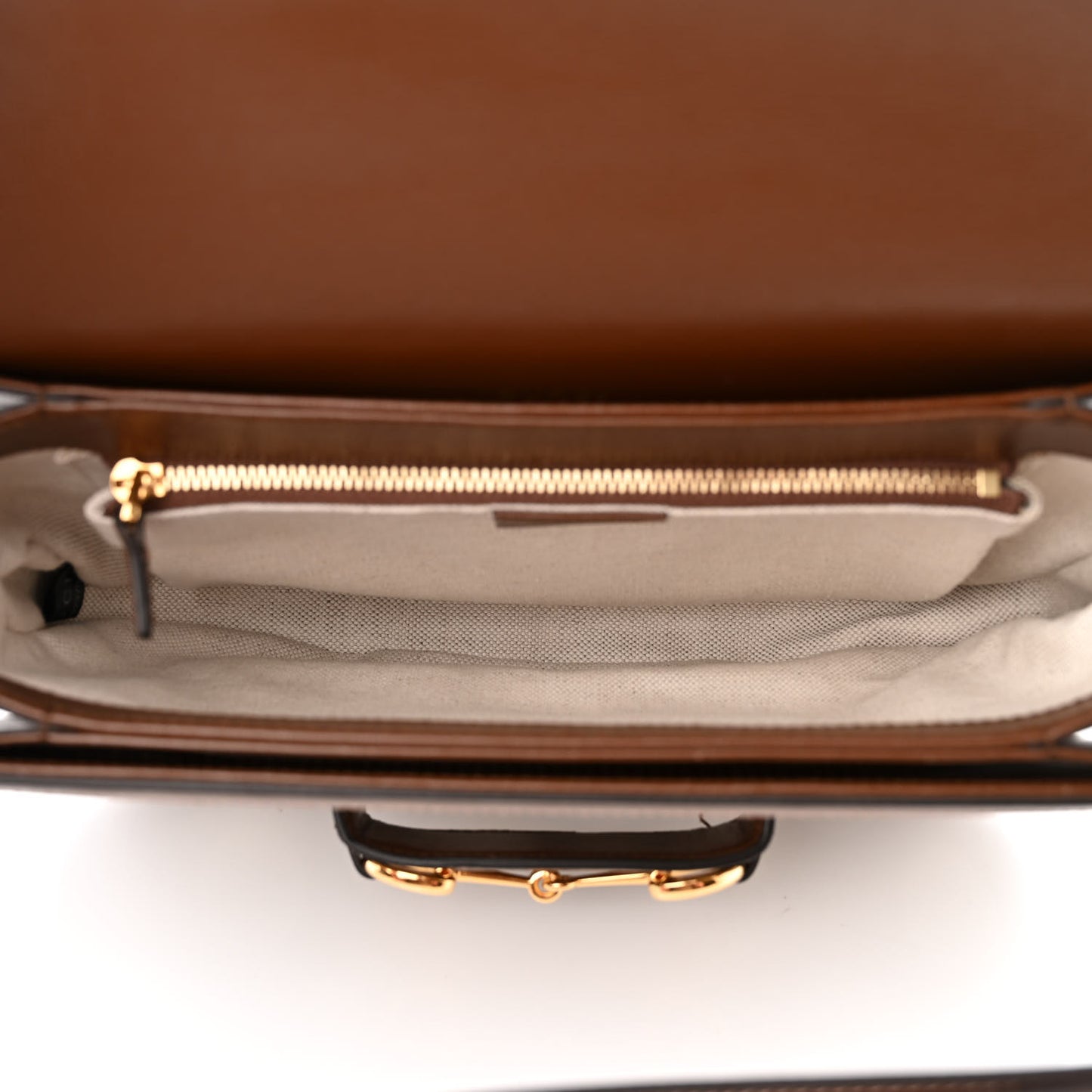 GG Supreme Monogram Geometric Horsebit 1955 Shoulder Bag Beige Multicolor Brown Sugar