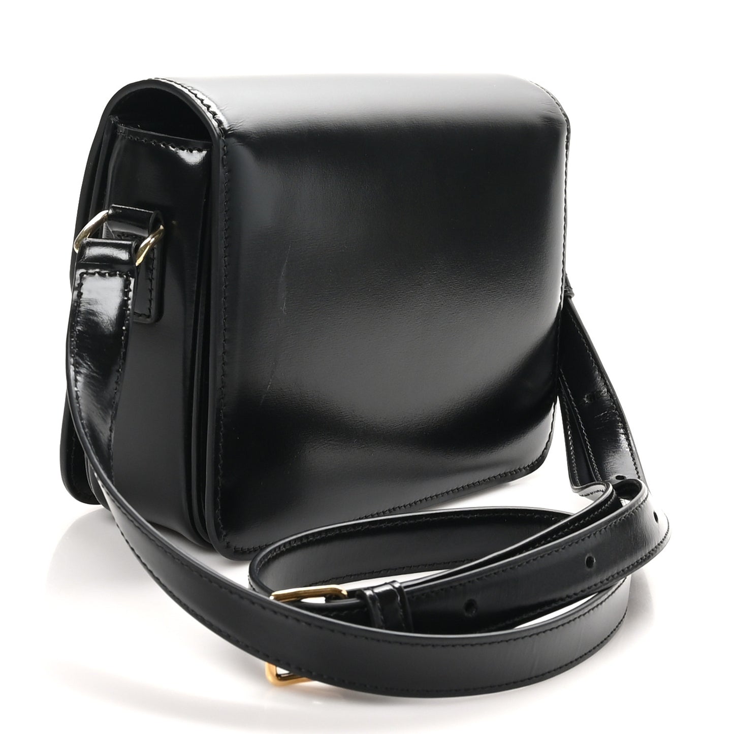 Shiny Calfskin Teen Triomphe Black