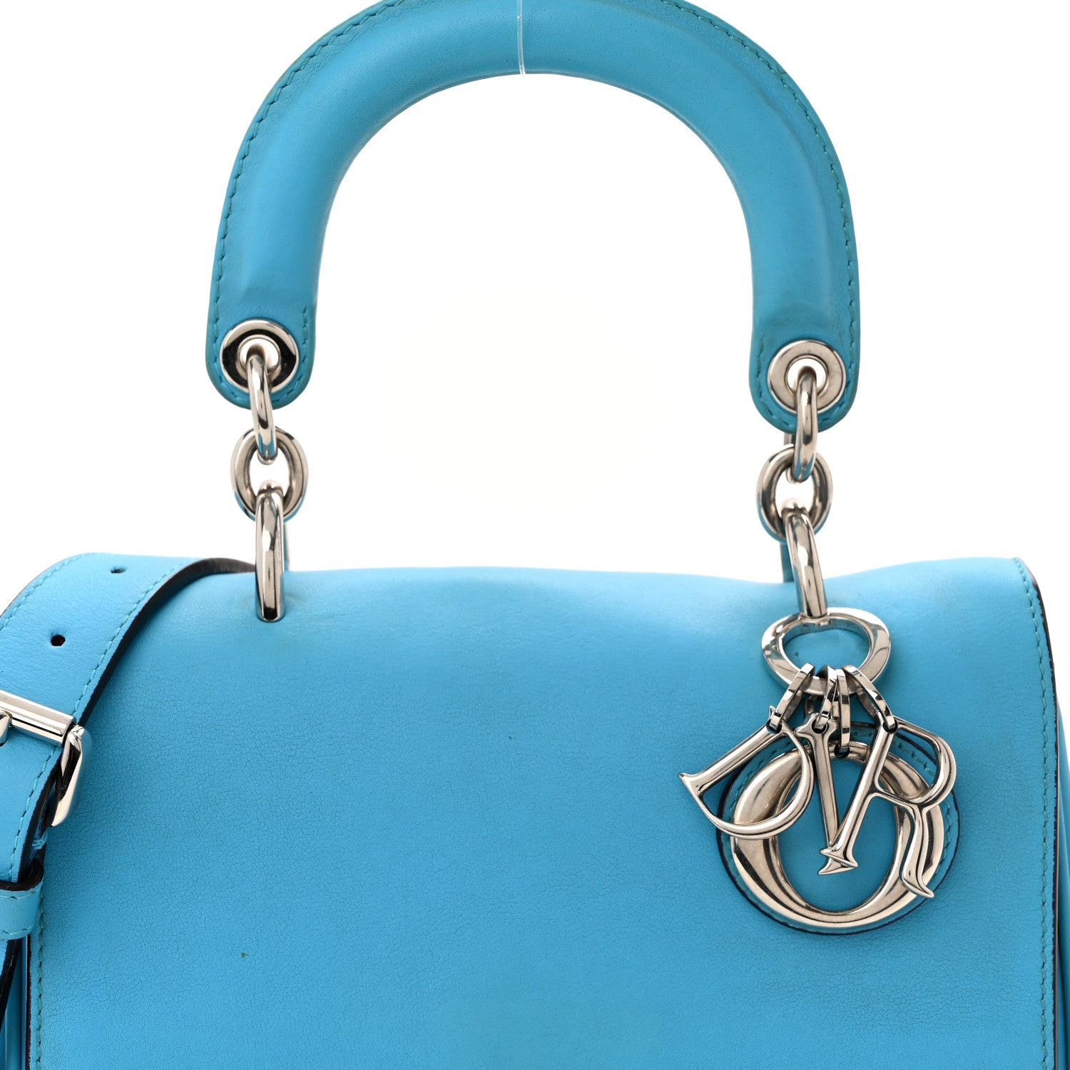 Christian Dior Smooth Calfskin Mini Be Dior Flap Blue 7 of 13