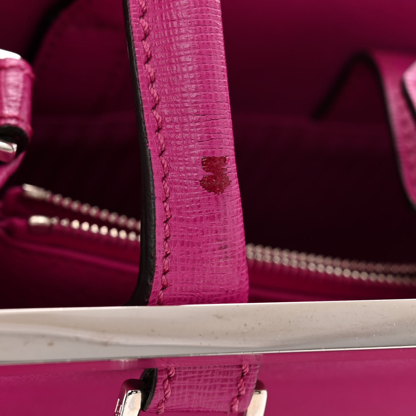 Vitello Elite Petite 2Jours Tote Magenta