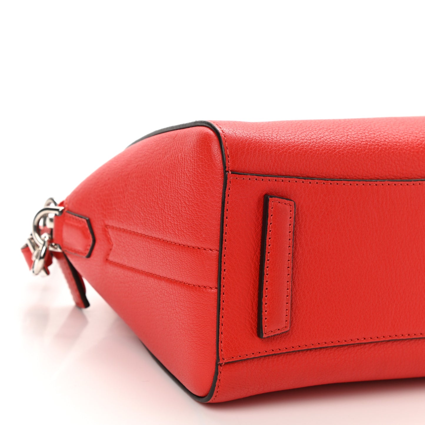 Sugar Goatskin Mini Antigona Pop Red