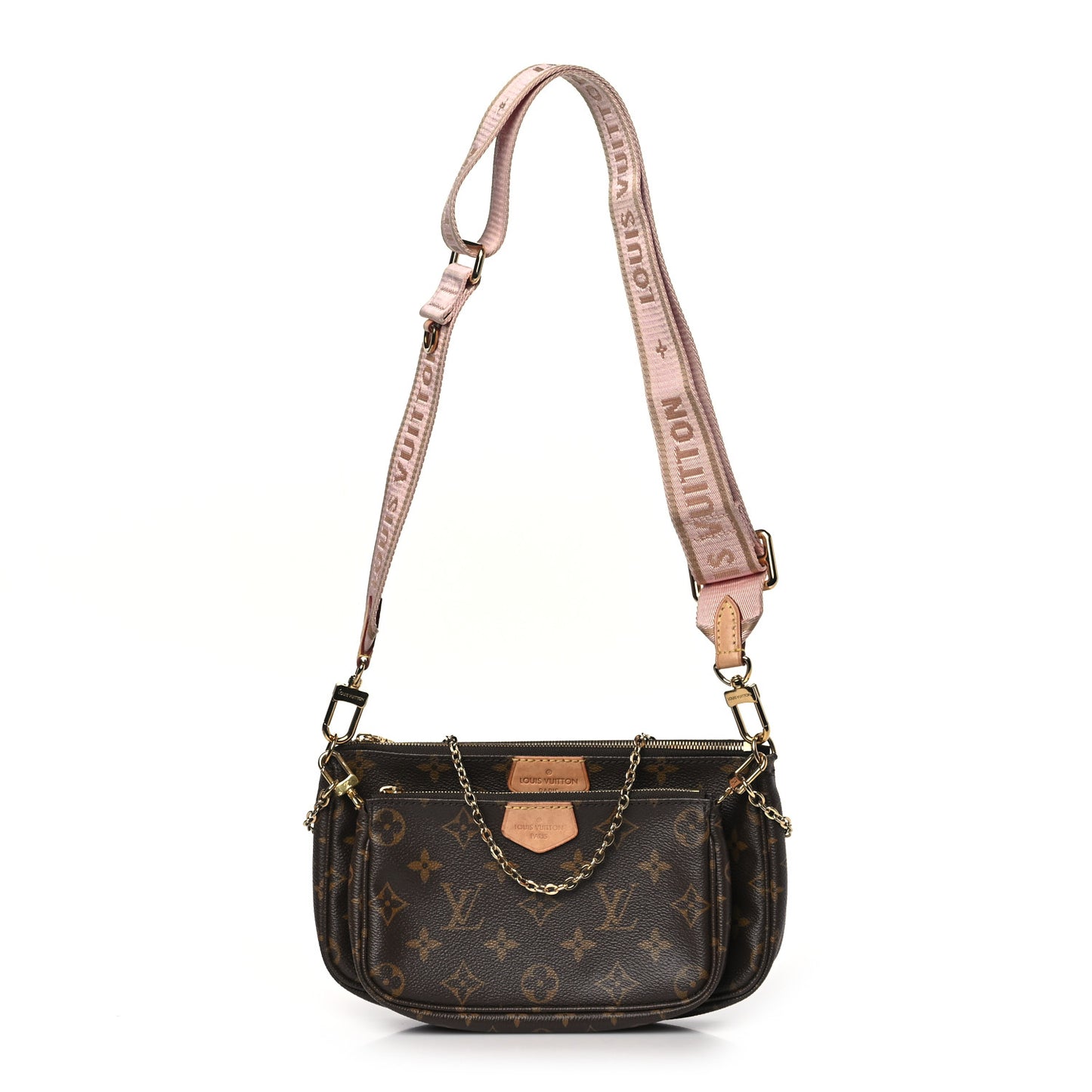 Monogram Multi Pochette Accessories Rose Clair
