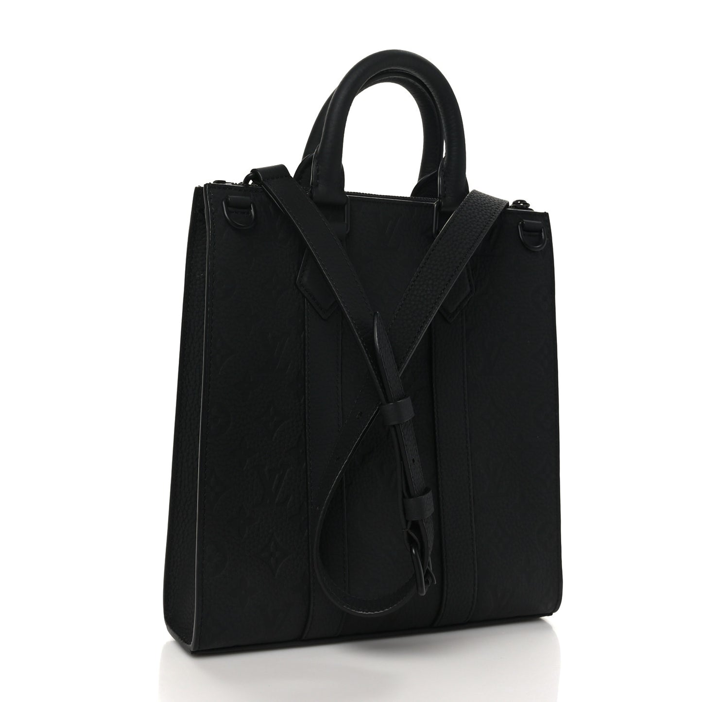 Taurillon Monogram Sac Plat Cross Black