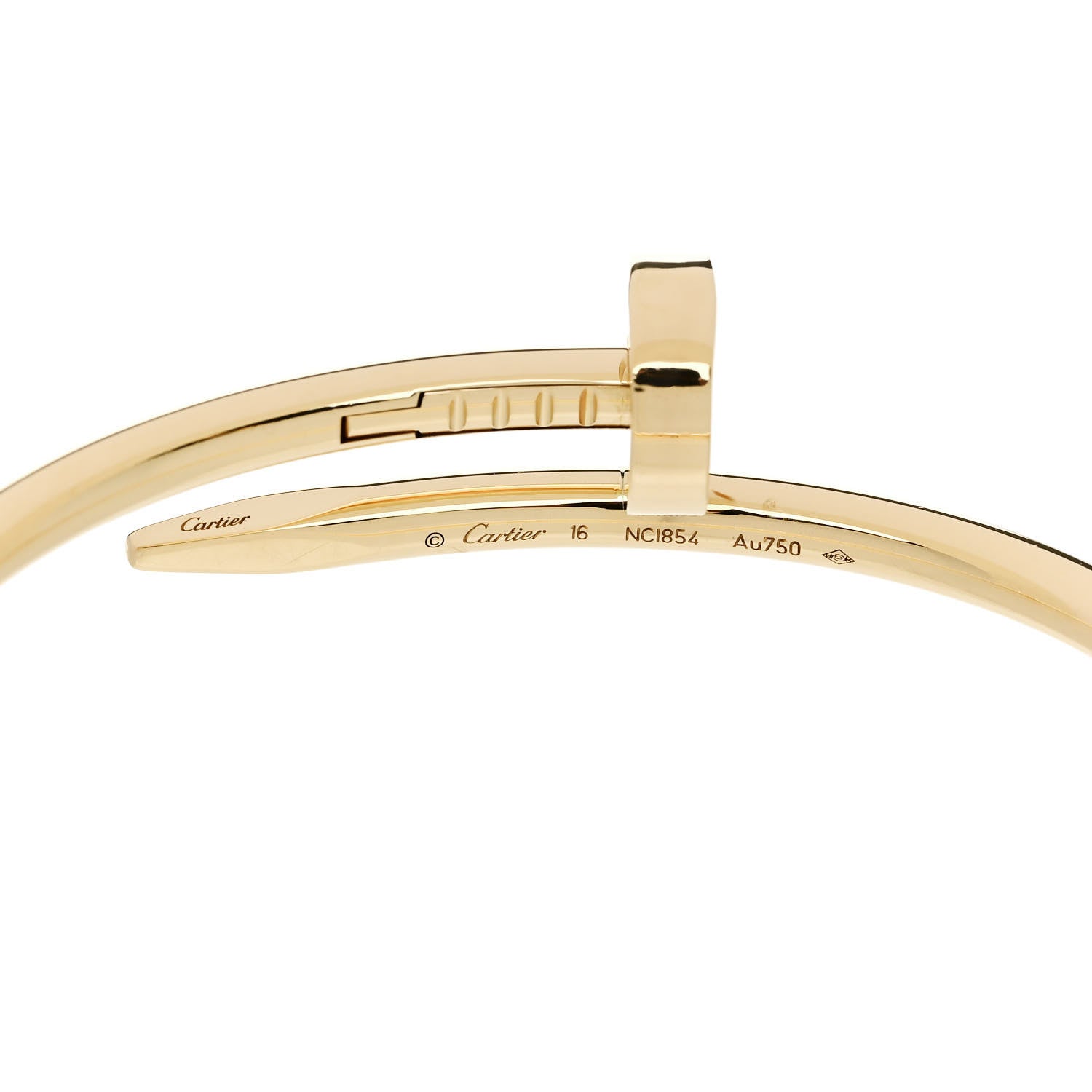 Cartier 18K Yellow Gold Juste Un Clou Bracelet 16 4 of 4