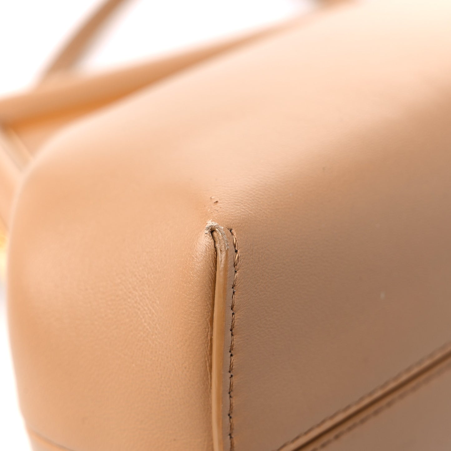 Shiny Nappa Small Fendi First Sand