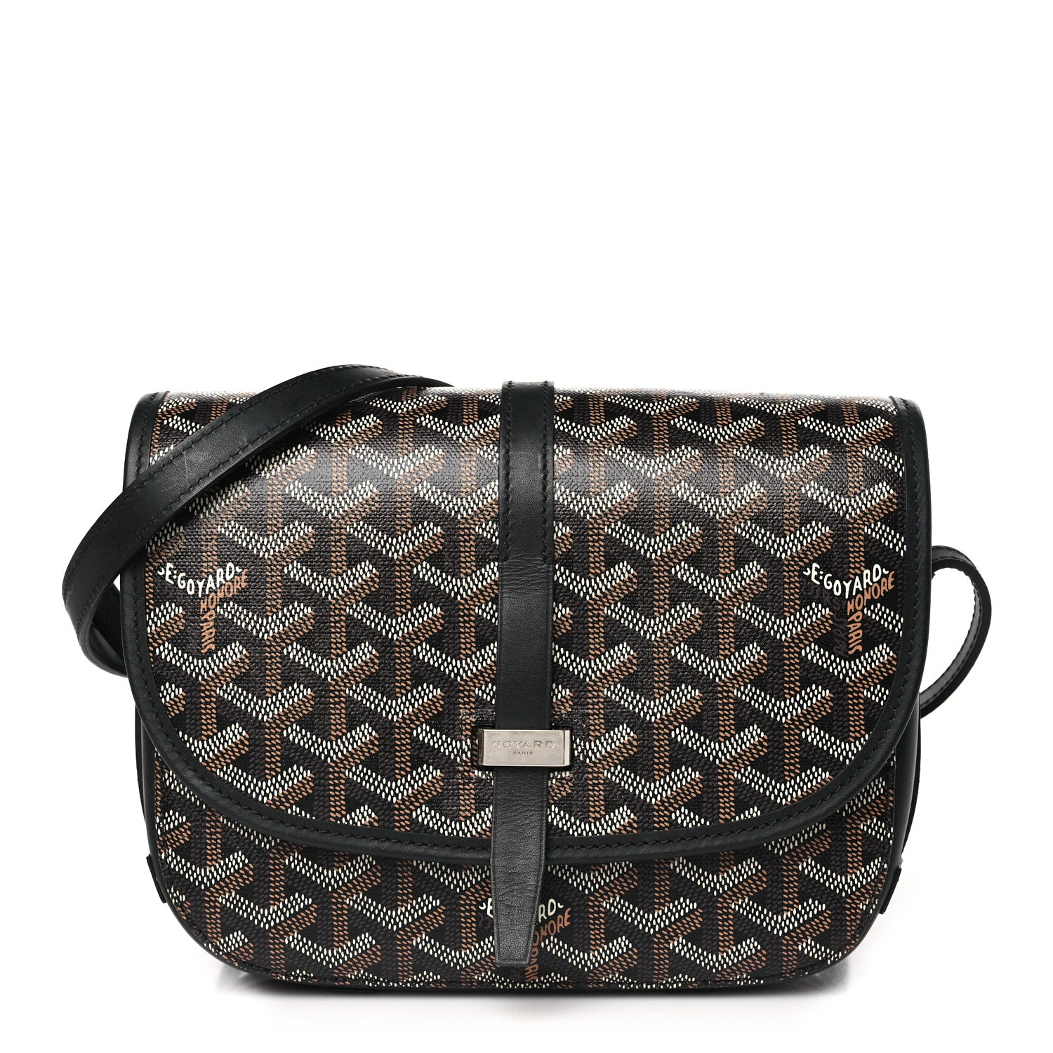 Goyard Goyardine Belvedere II PM Messenger Bag Black 1 of 10