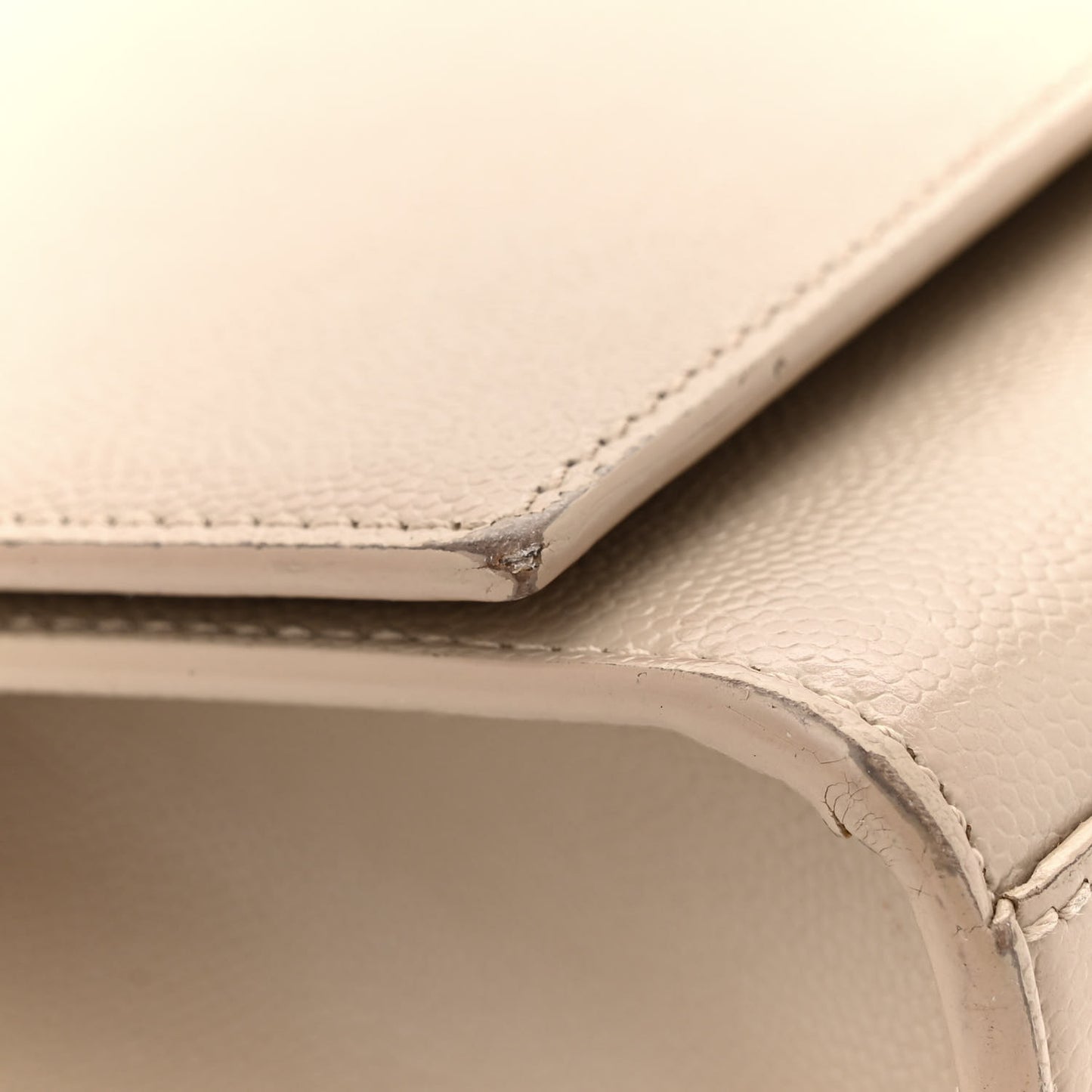 Grain De Poudre Medium Monogram Kate Satchel Dark Beige