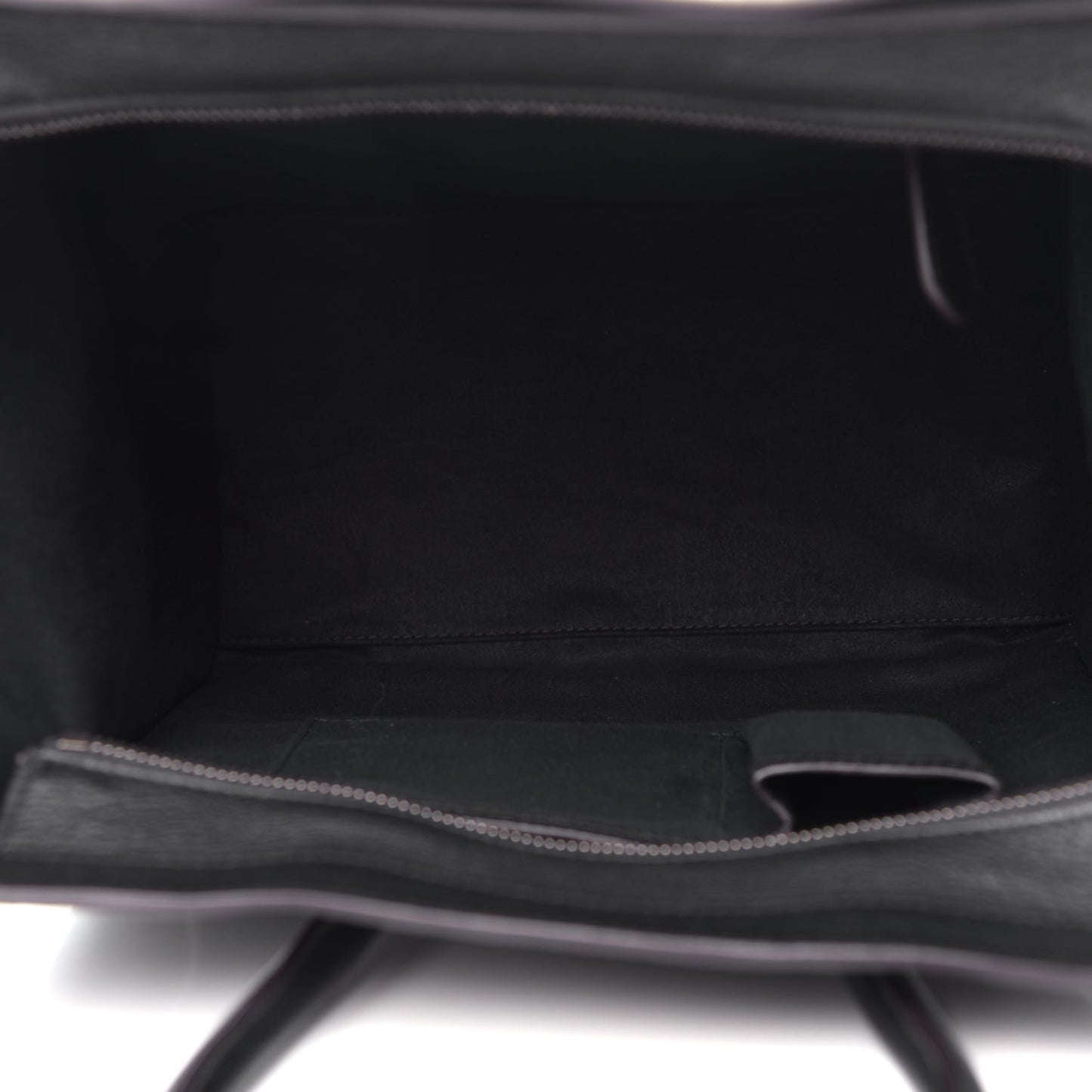 Drummed Calfskin Mini Luggage Black