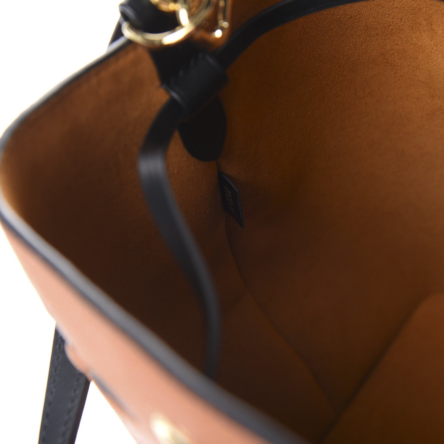 Louis Vuitton Empreinte Monogram Giant Crafty Neonoe MM Caramel Black 9 of 14