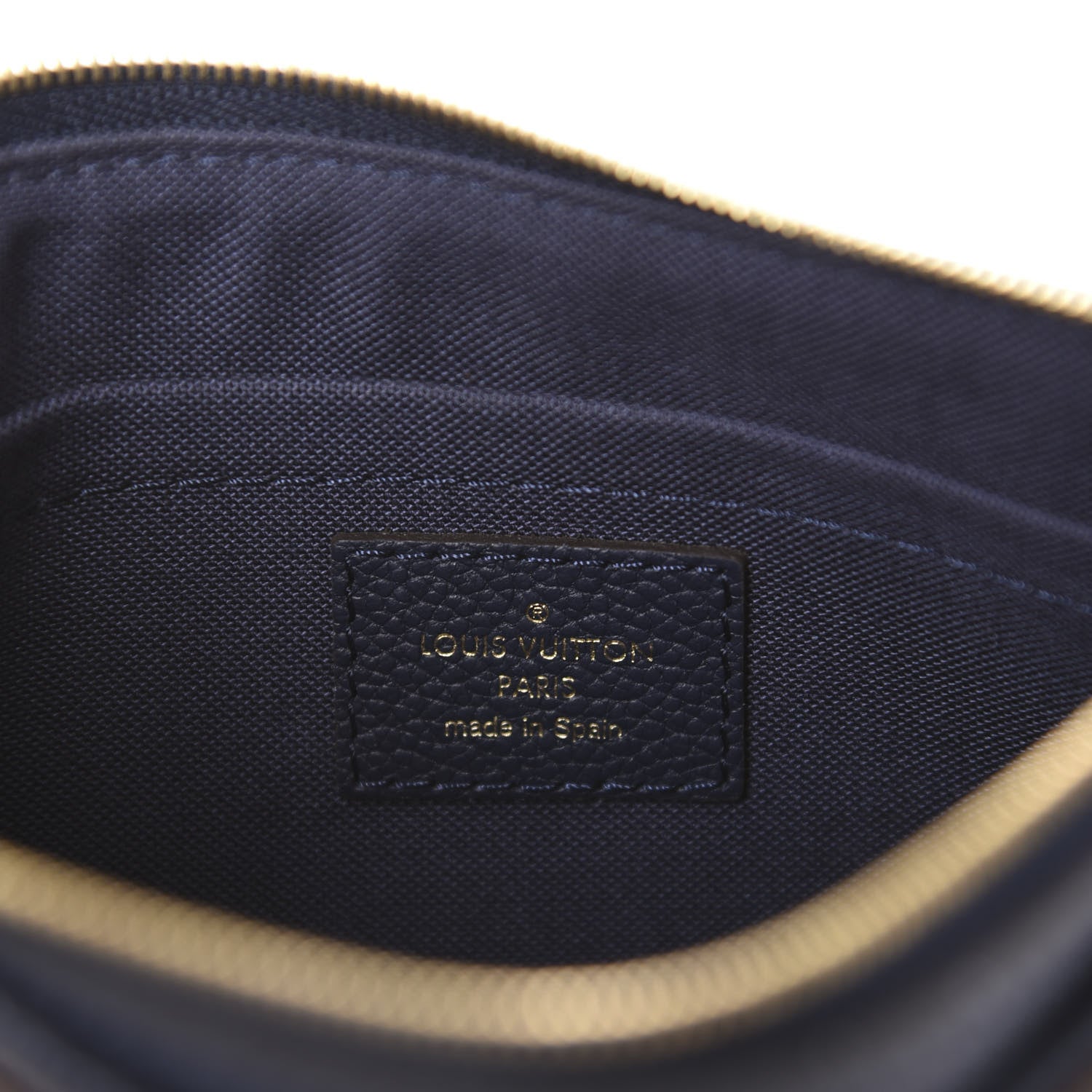 Louis Vuitton Monogram Pallas Clutch Blue Marine 8 of 10