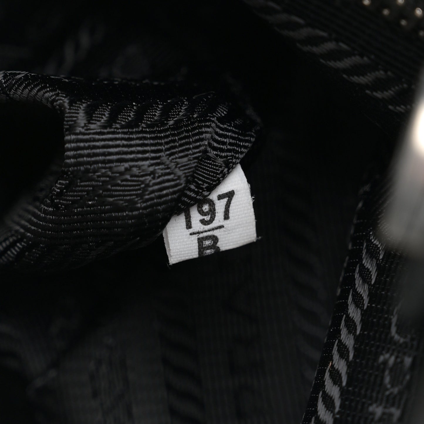 Nylon Tessuto Impuntu Quilted Tote Black