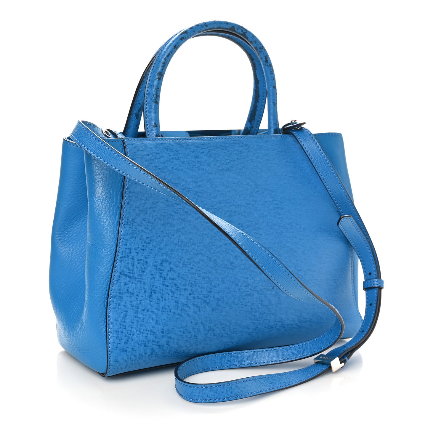 Vitello Elite Flamingo Petite 2Jours Tote Blue Royal