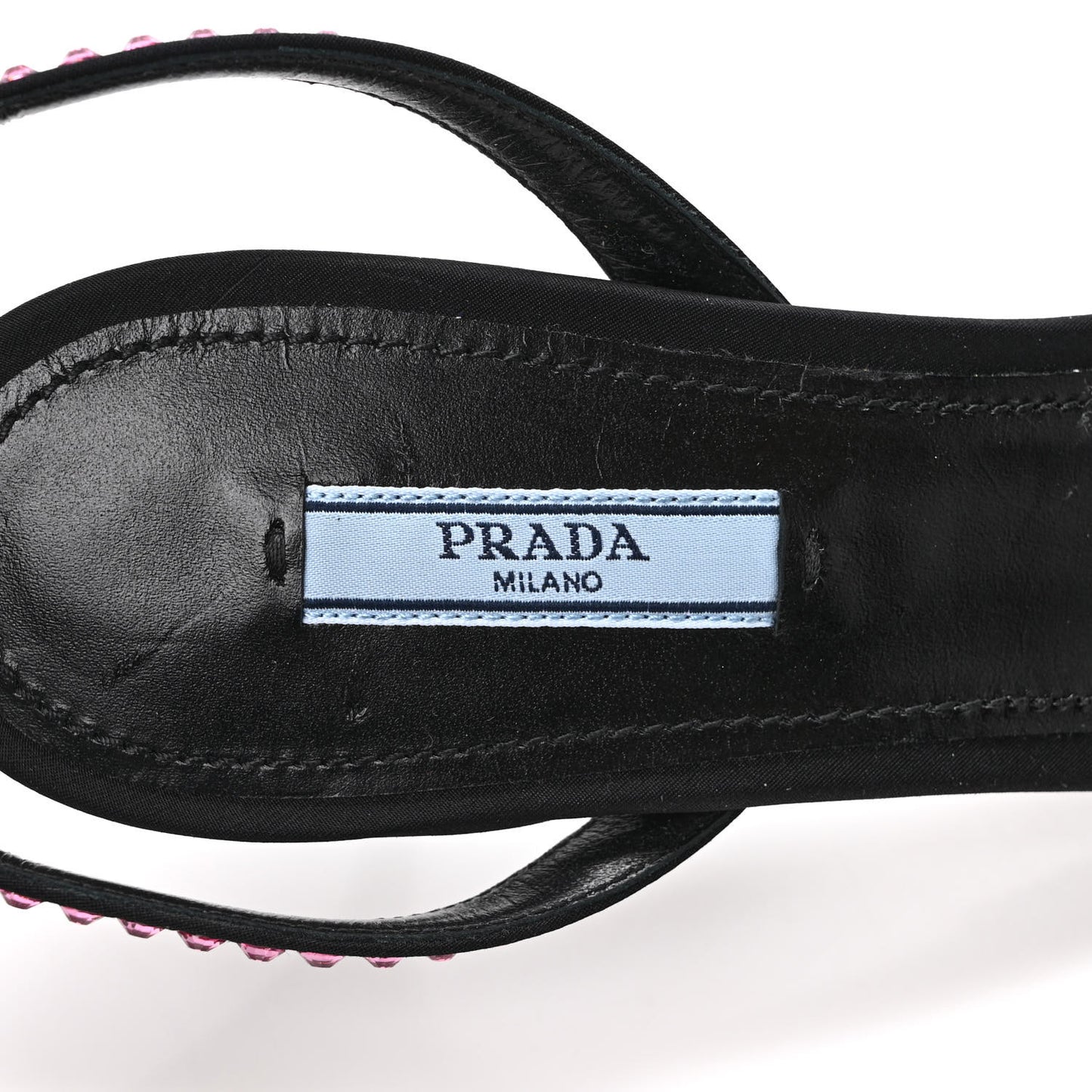 Suede Crystal Ankle Strap 65mm Sandals 40 Rosa