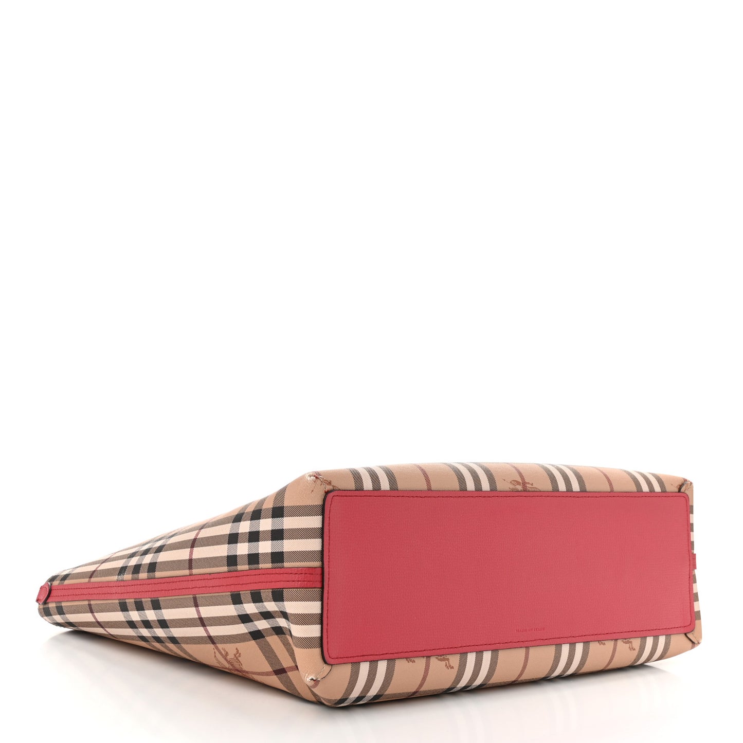 Haymarket Check Medium Reversible Tote Poppy Red