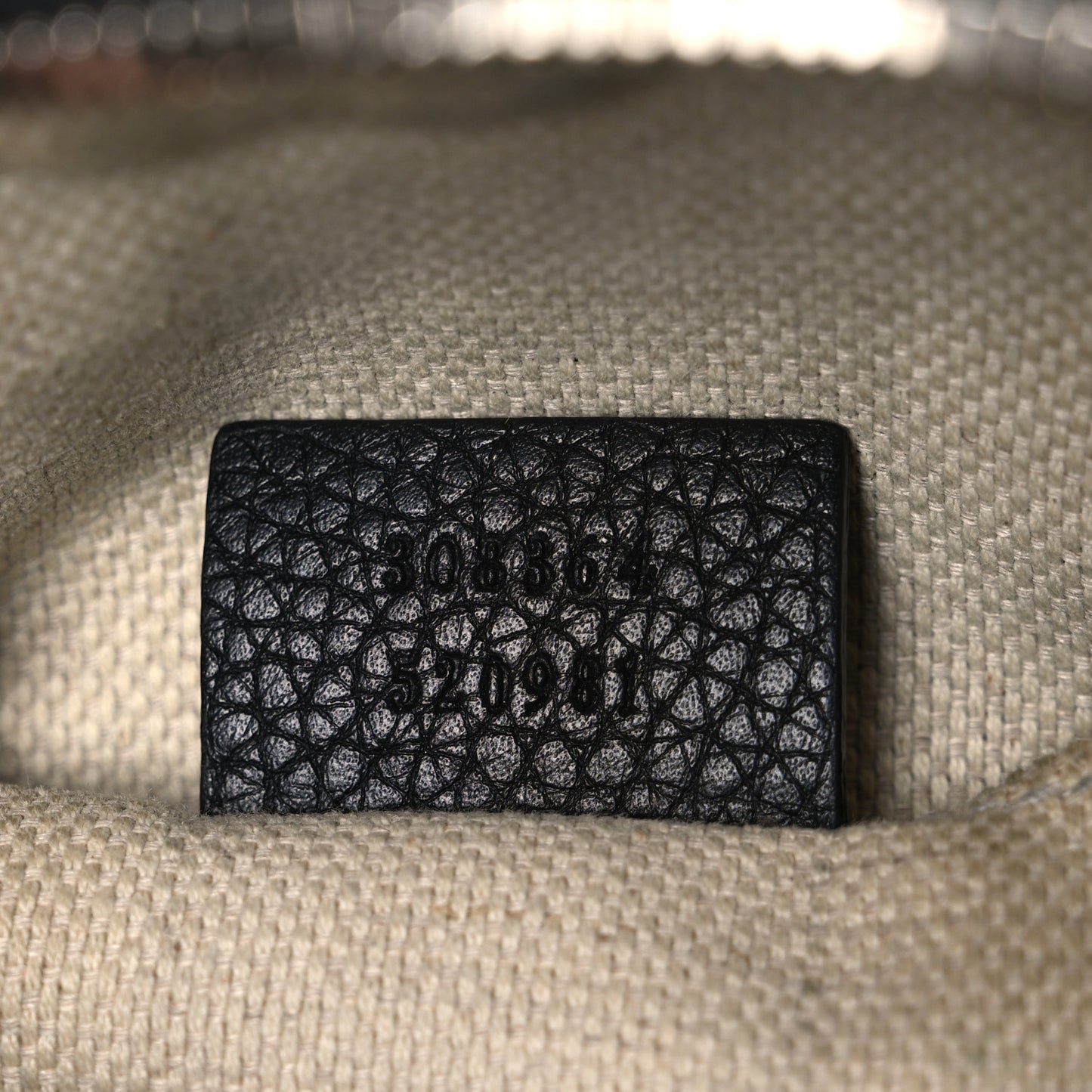 Pebbled Calfskin Small Soho Disco Bag Black