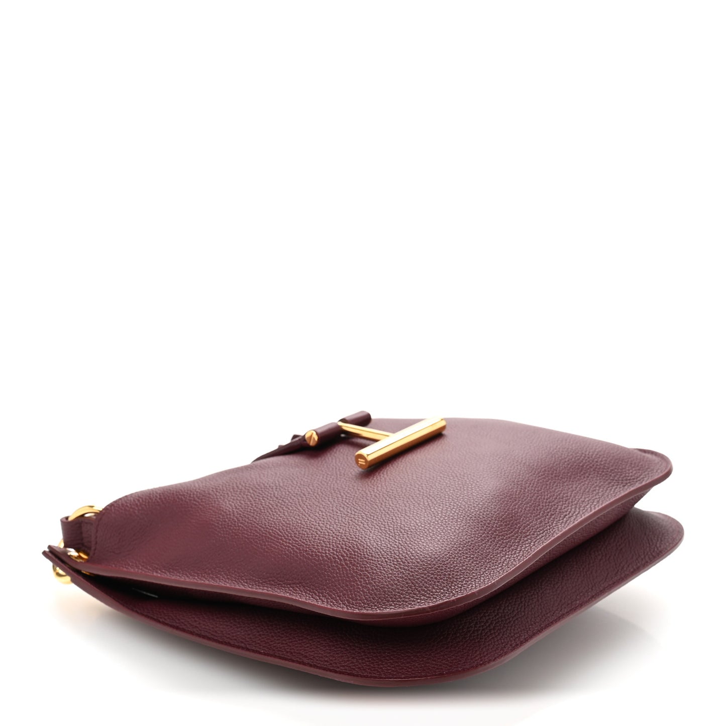 Grain Calfskin Small Tara Crossbody Red Plum