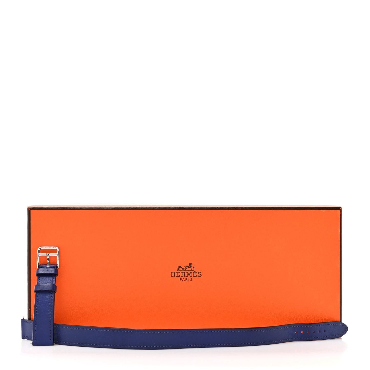 Swift Heure H Hour Watch PM Double Tour Strap Bleu Electrique