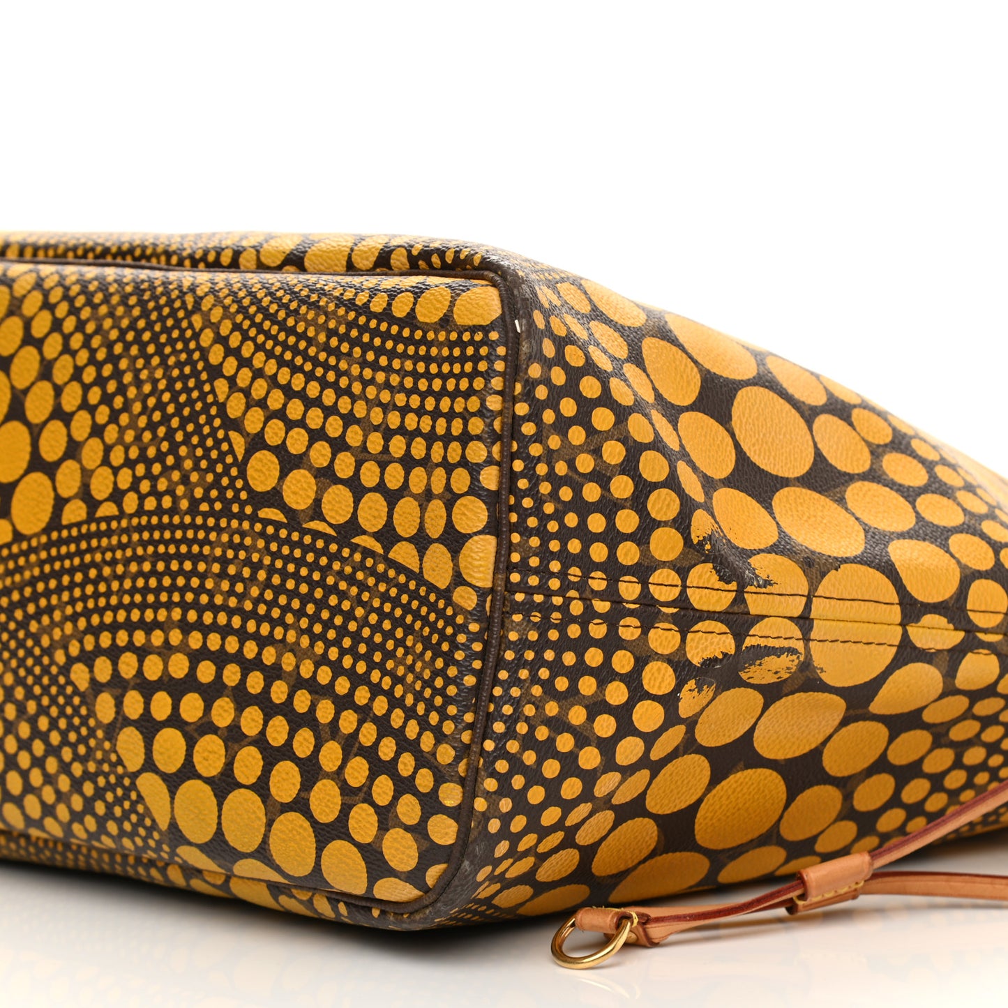 Monogram Kusama Waves Neverfull MM Yellow