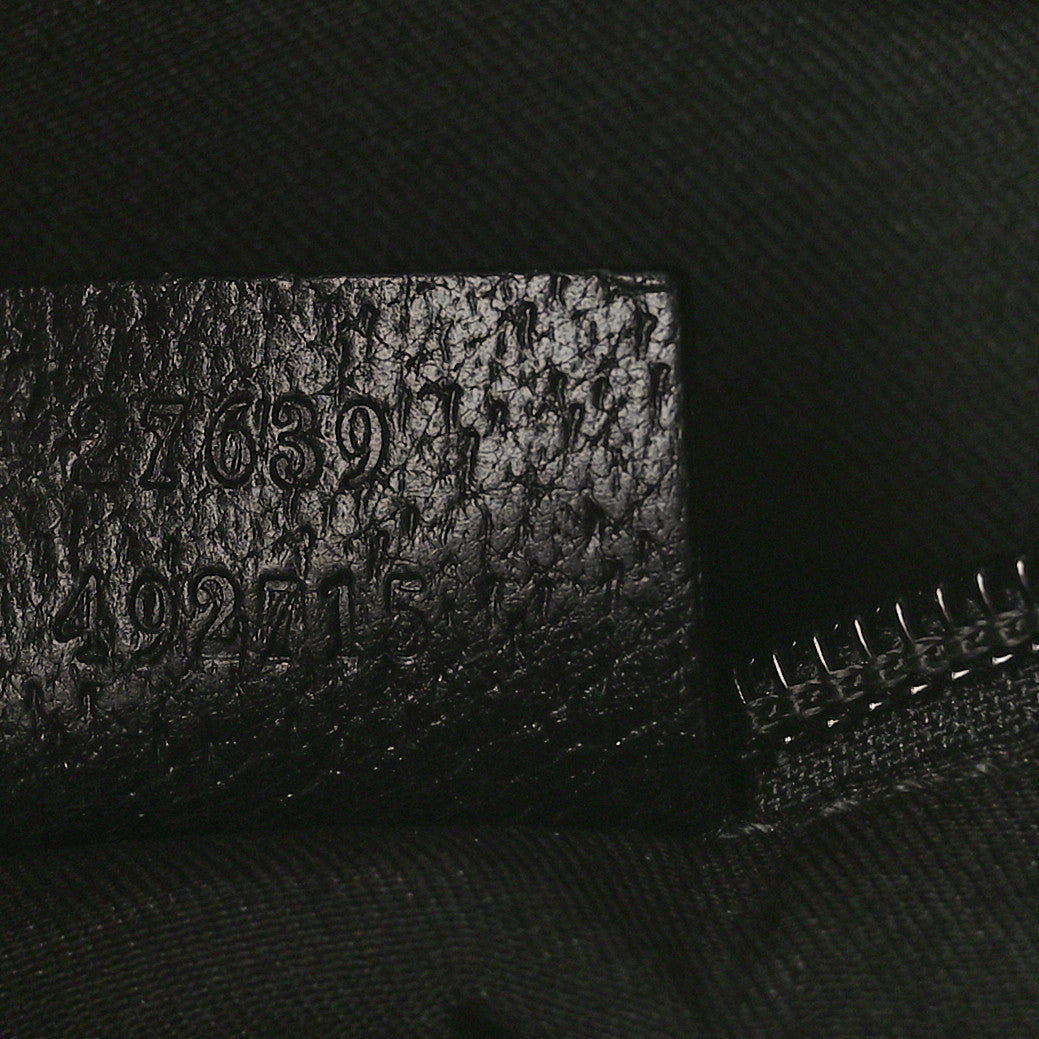 GG Monogram Messenger Crossbody Bag Black