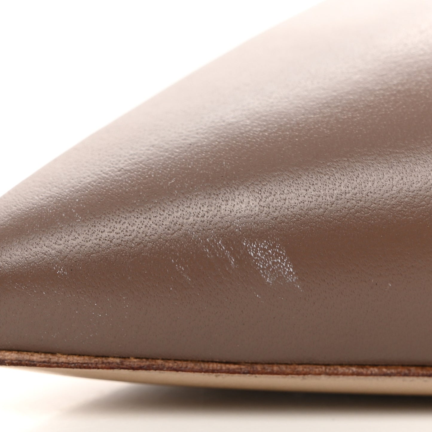 Calfskin Nappa Rockstud Ankle Strap 65mm Pumps 40 Brun Poudre