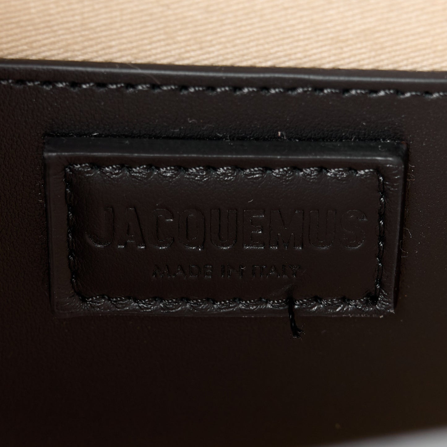 Smooth Calfskin Le Bambinou Black