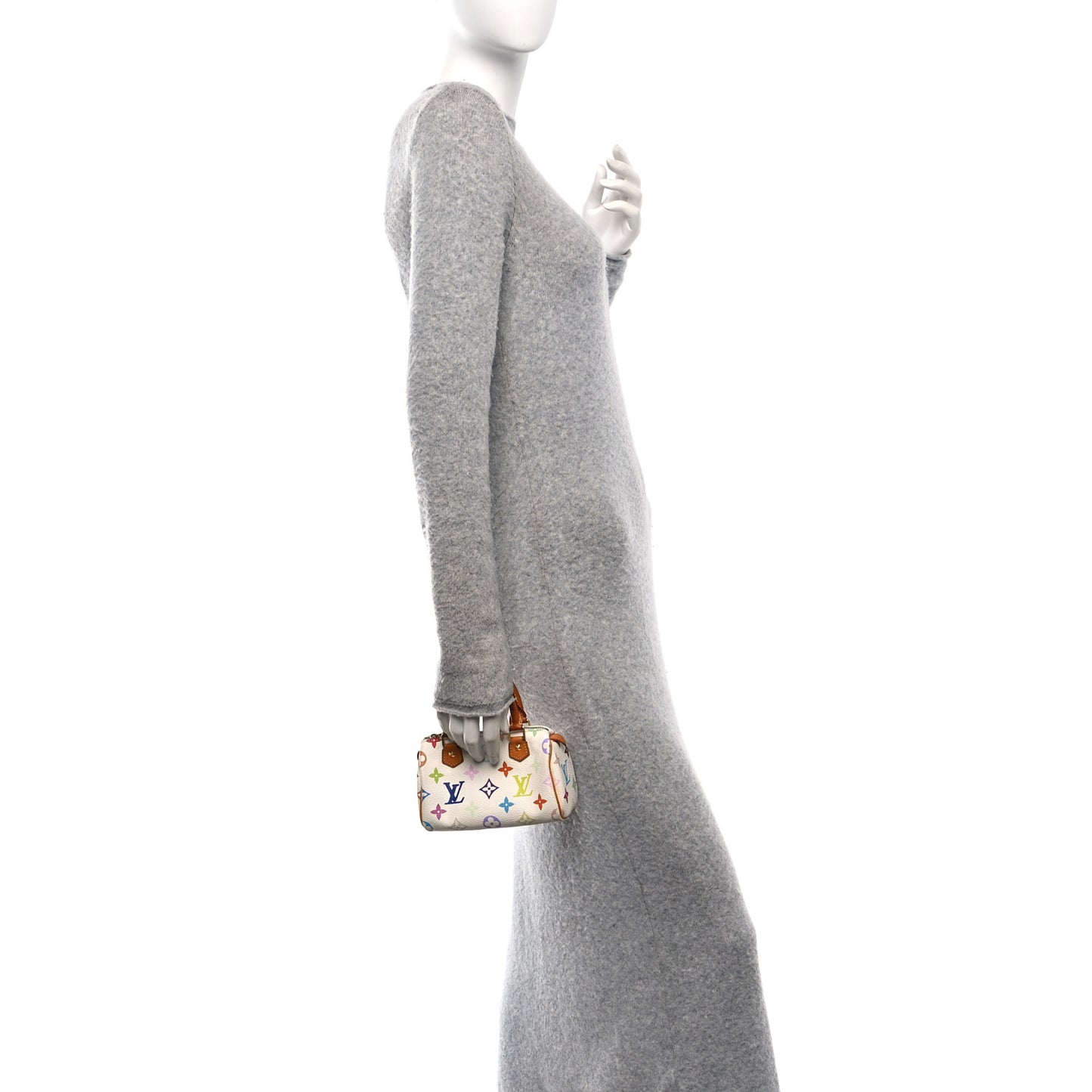 Monogram Multicolor Mini Sac HL Speedy White