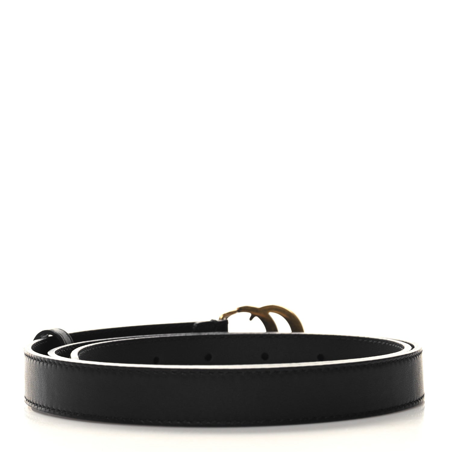 Gucci Calfskin Double G 20mm Belt 90 36 Black 2 of 6